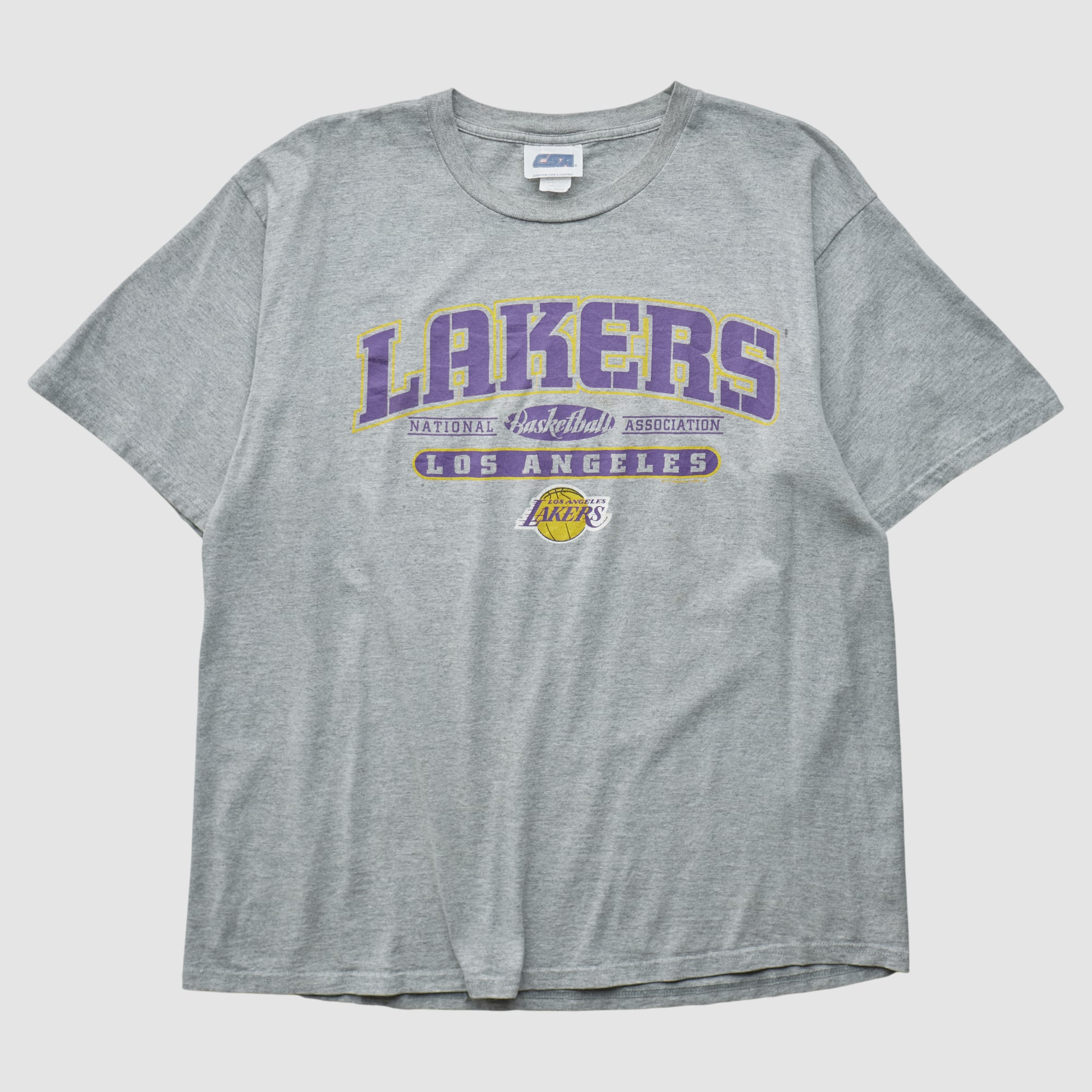 Los Angeles Lakers CSA 2000s T-shirt - Heather Gray - L