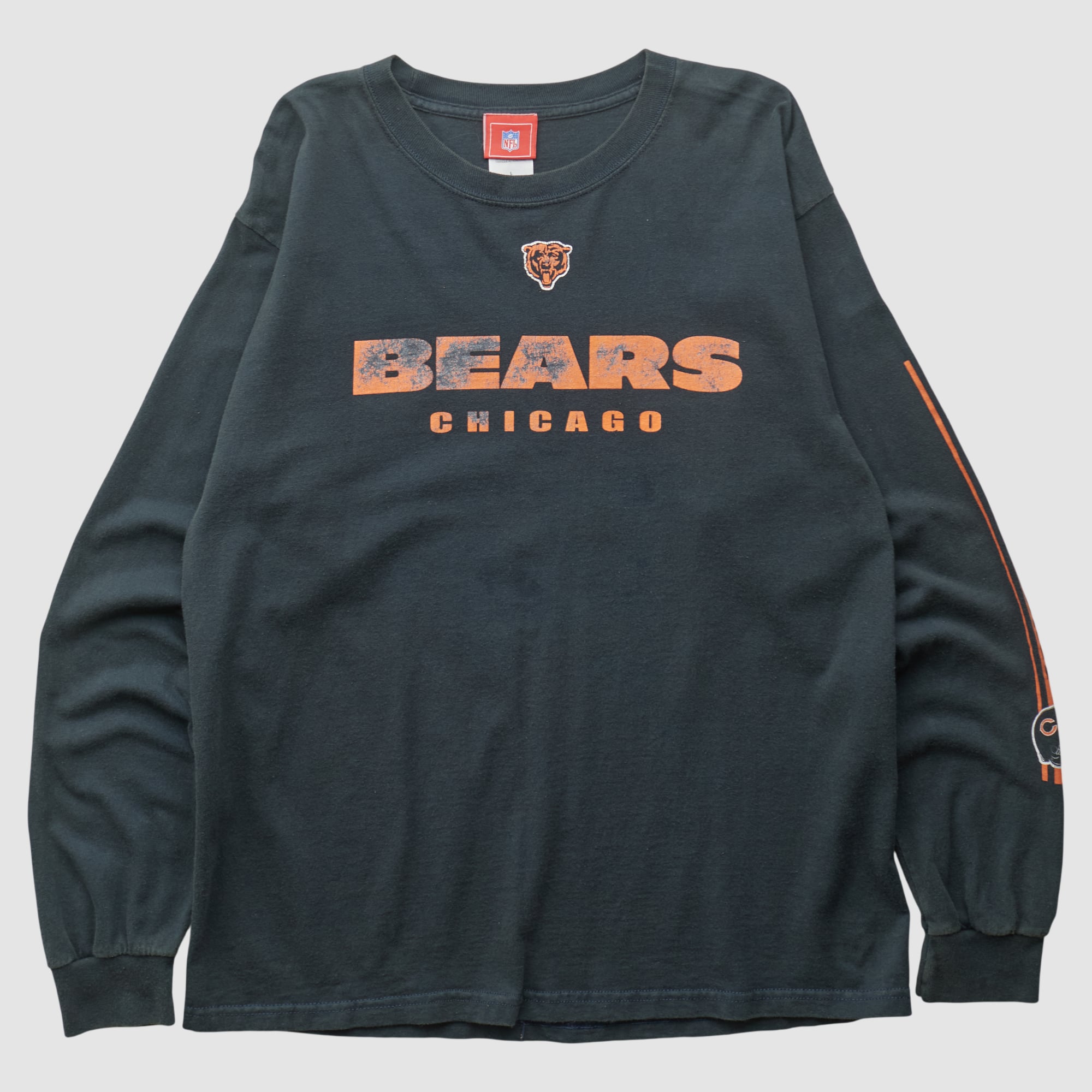 Chicago Bears NFL 2000s Long Sleeve T-shirt - Black - S
