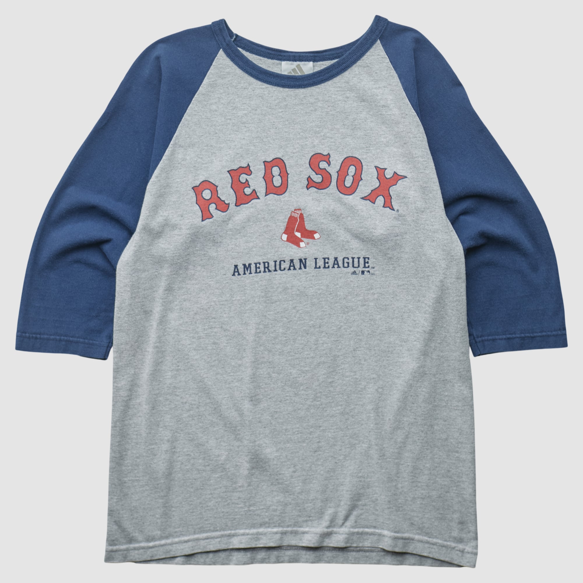 Boston Red Sox Adidas 2000s T-shirt - Heather Gray - XS