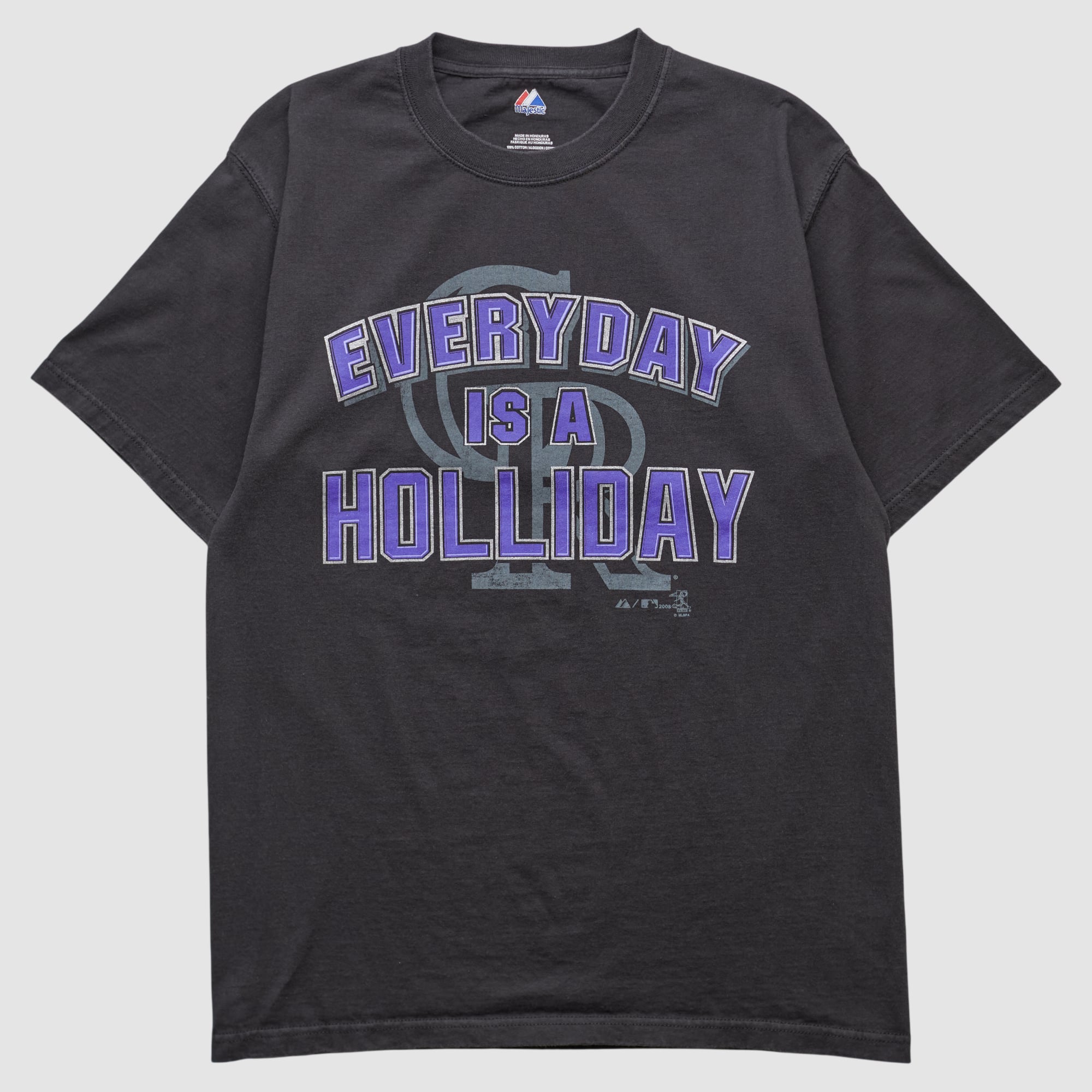 Colorado Rockies Majestic 2008 T-shirt - Black - XS