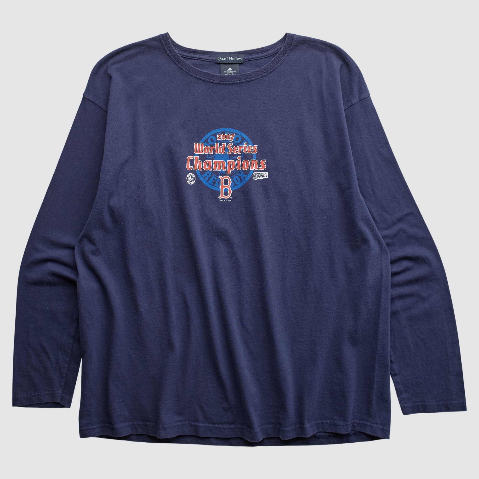 Boston Red Sox Quail Hollow 2007 Long Sleeve T-shirt - Navy - XL