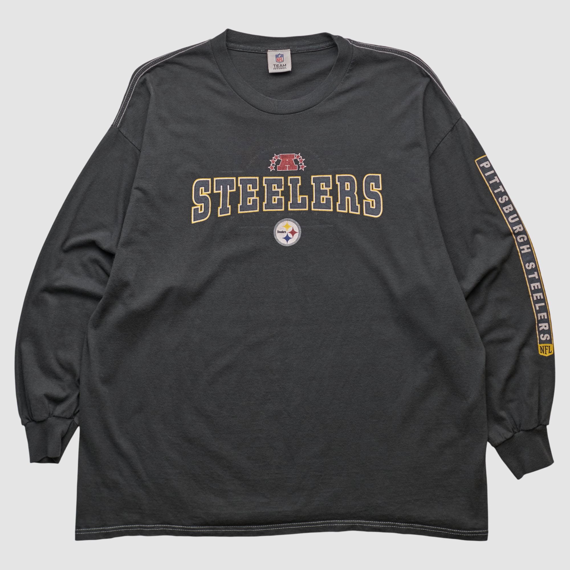 Pittsburgh Steelers NFL 2010s Long Sleeve T-shirt - Black - L