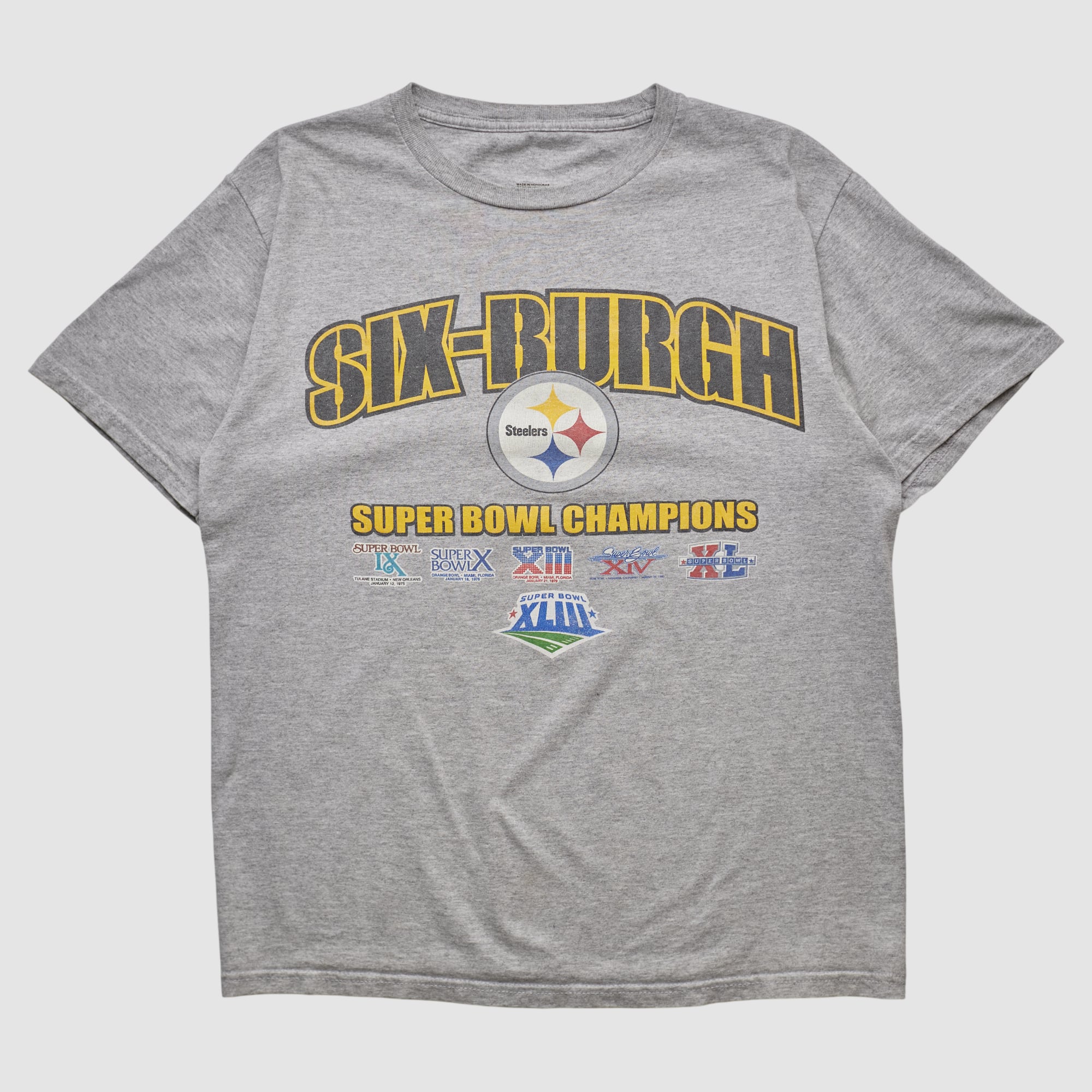 Pittsburgh Steelers 2010s T-shirt - Heather Gray - S