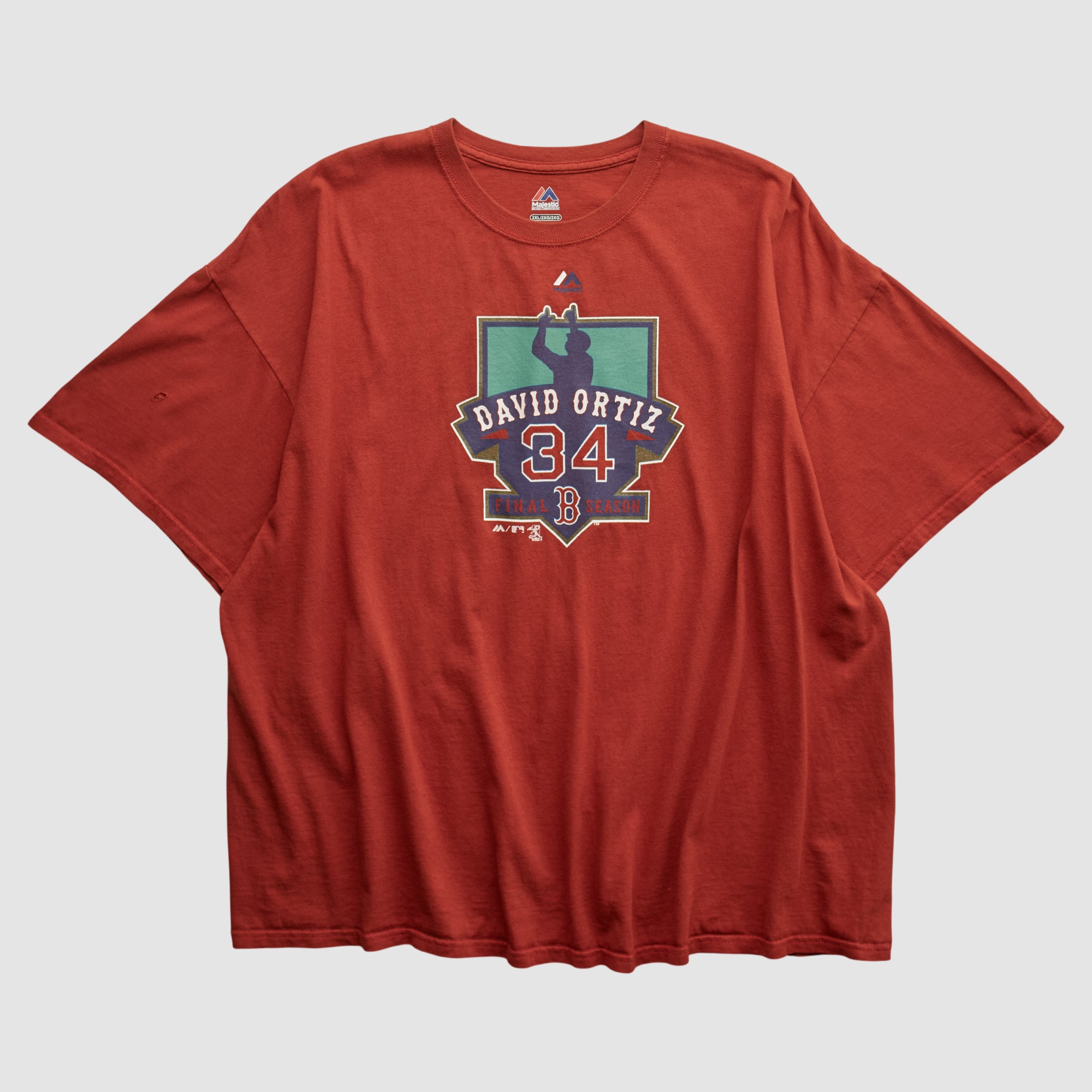 Davin Ortiz Majestic 2010s T-shirt - Red - 2XL