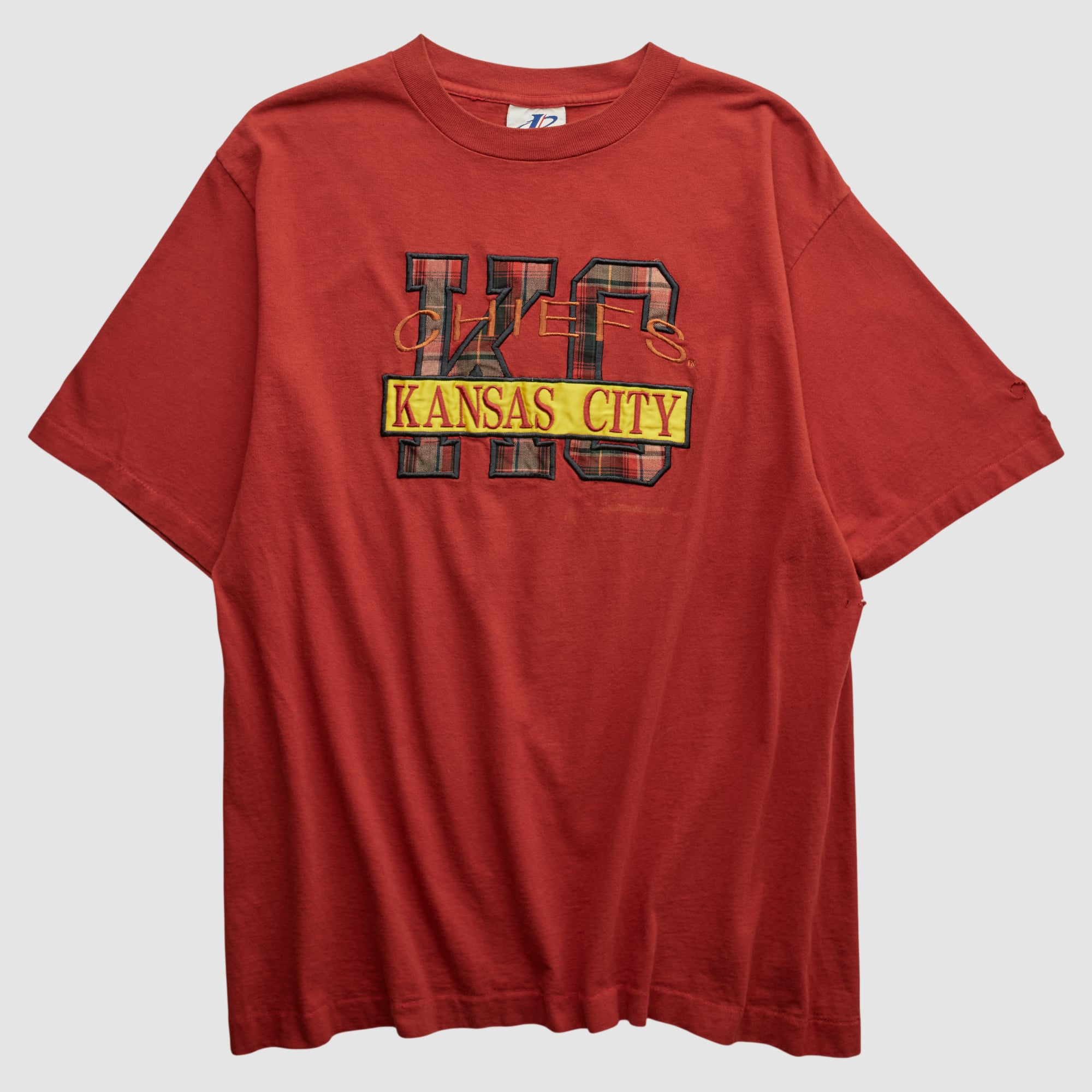 Kansas City Chiefs Logo Athletic 90s T-shirt - Red - L
