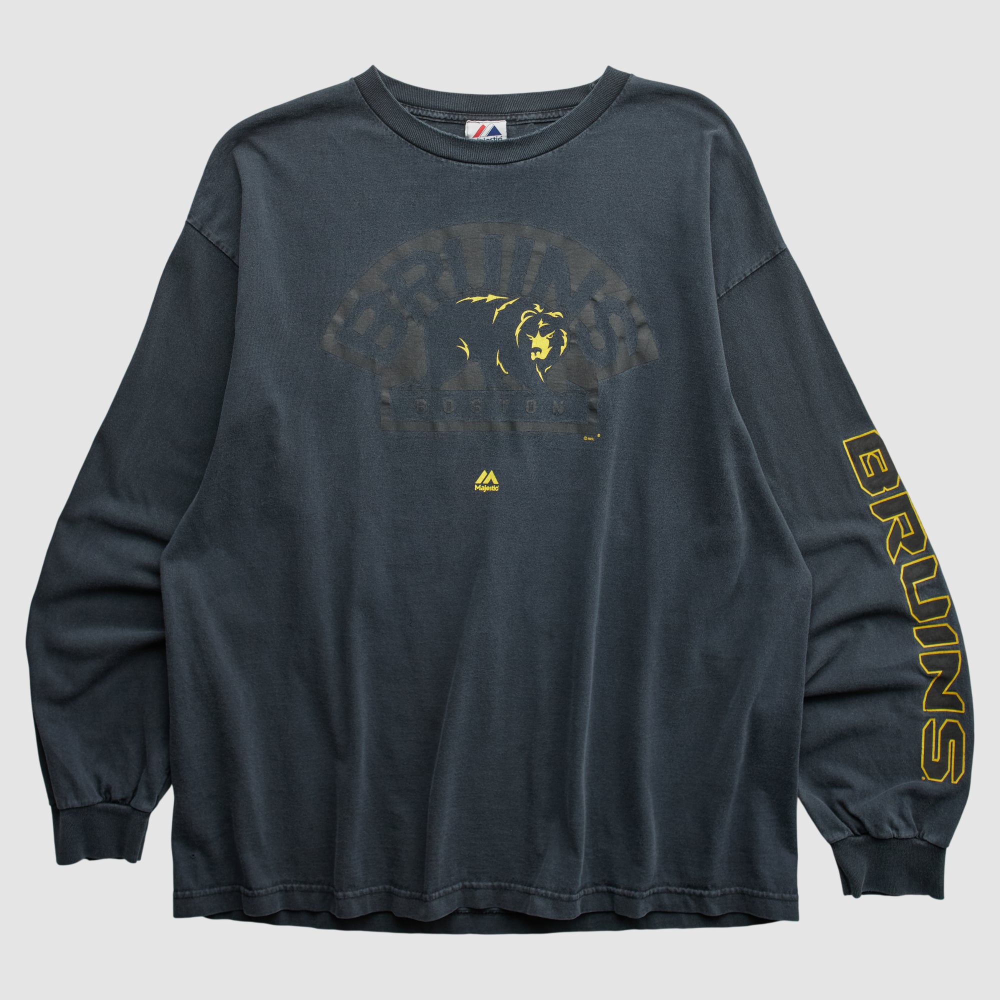 Boston Bruins Majestic 2010s Long Sleeve Top - Black - 2XL