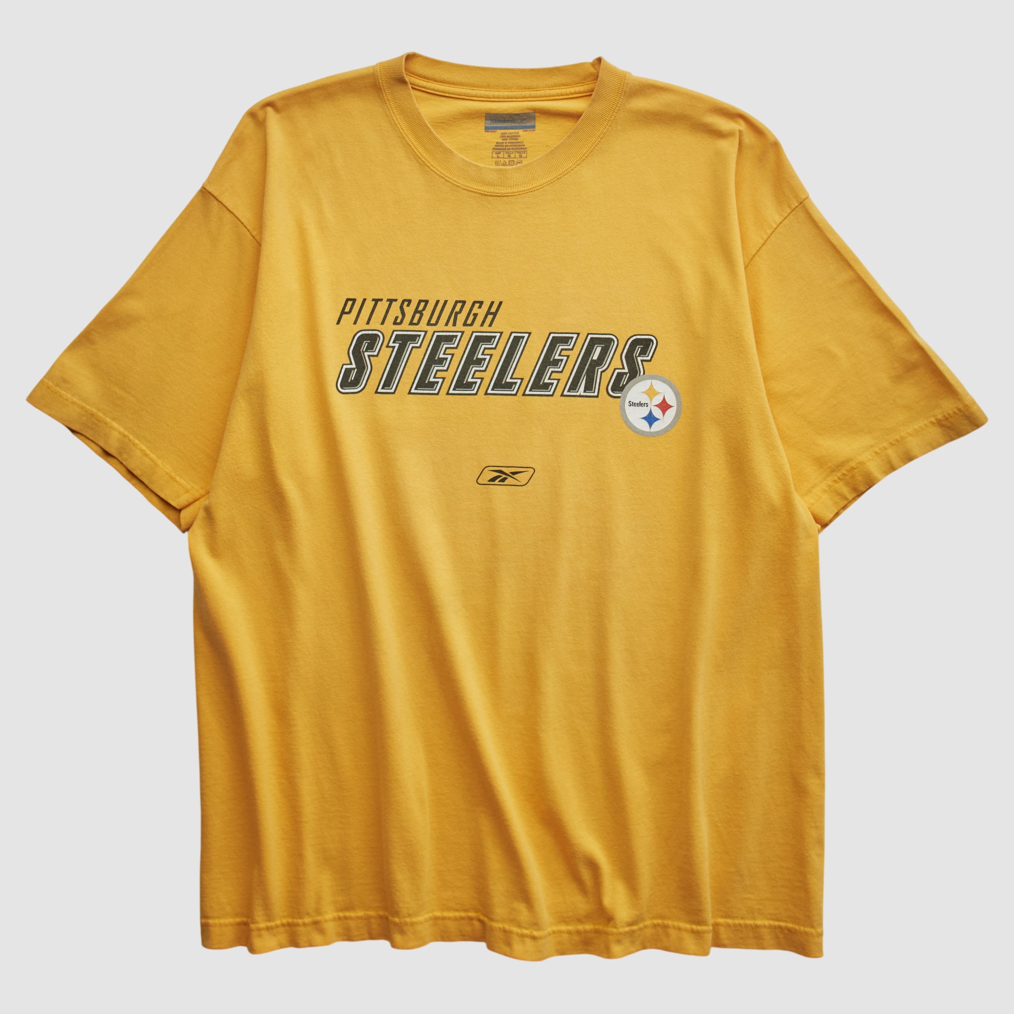 Pittsburgh Steelers Reebok 2000s T-shirt - Yellow - L