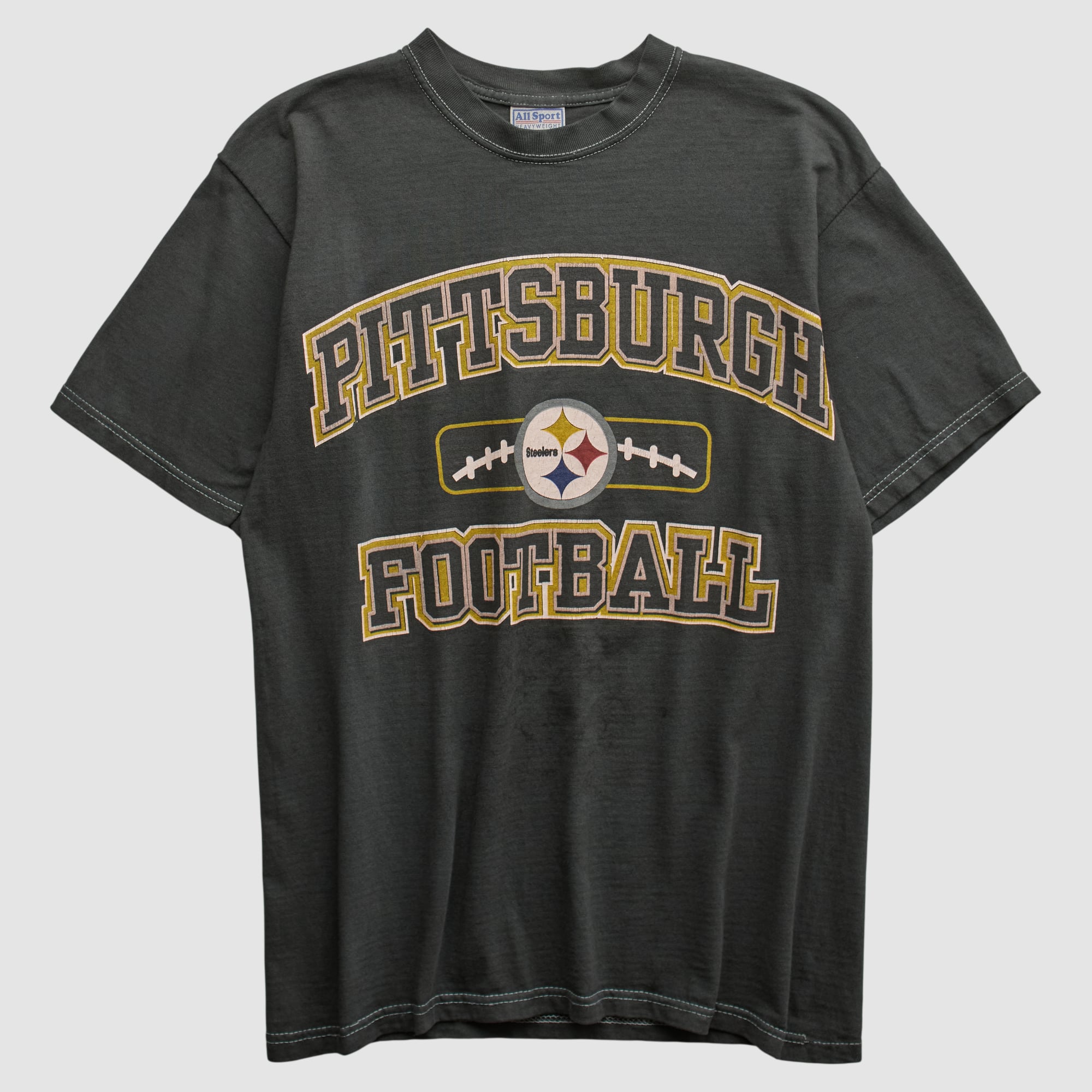 Pittsburgh Steelers All Sport 90s T-shirt - Black - S