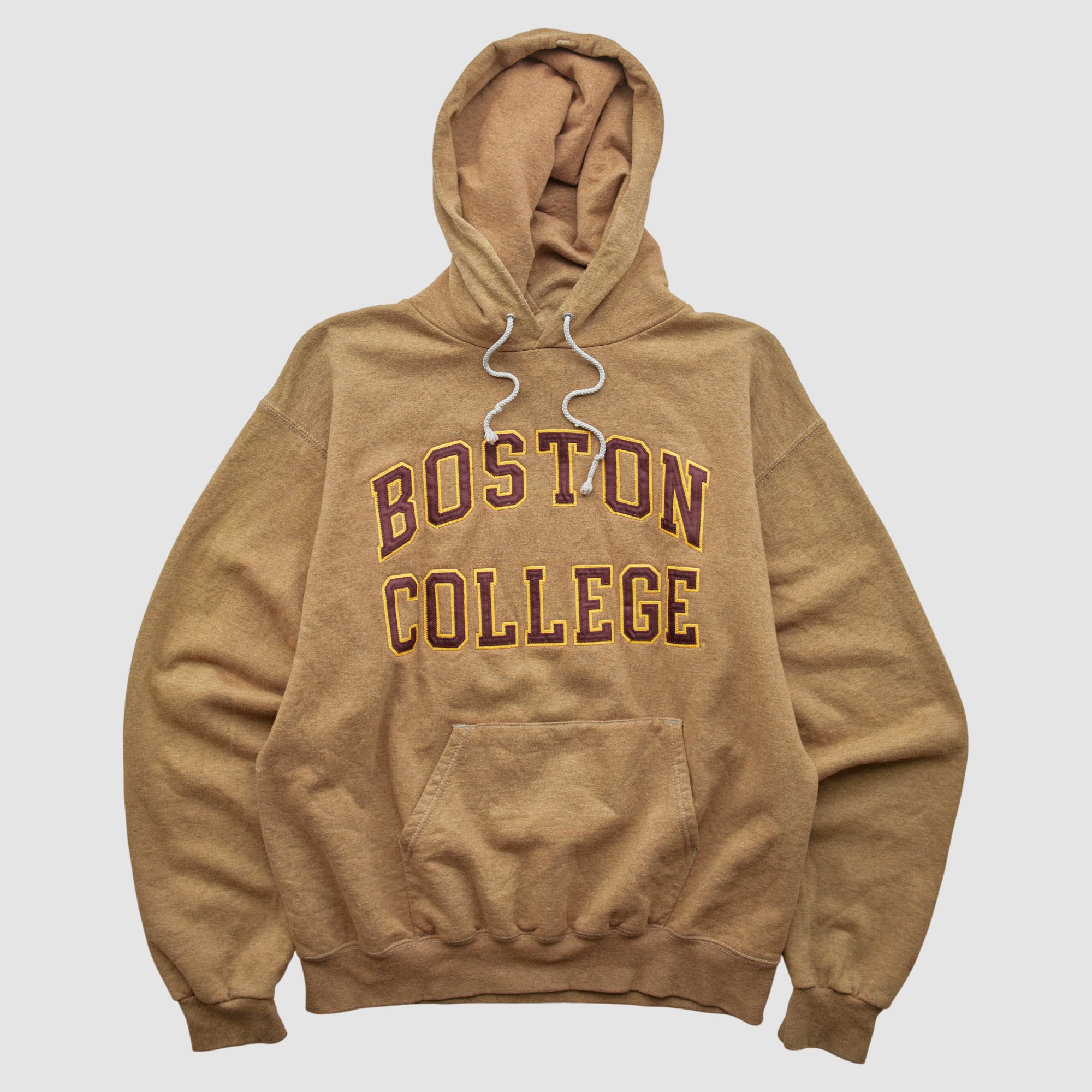 Boston College Eagles Champion 2000s Hooded Pullover Sweatshirt - Clay - S