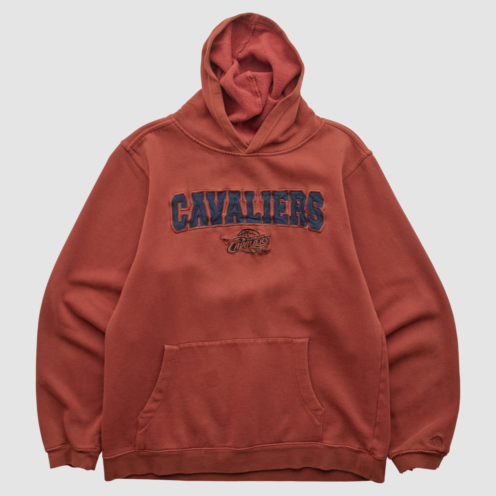 Cleveland Cavaliers Adidas 2010s Hooded Pullover Sweatshirt - Red - XS