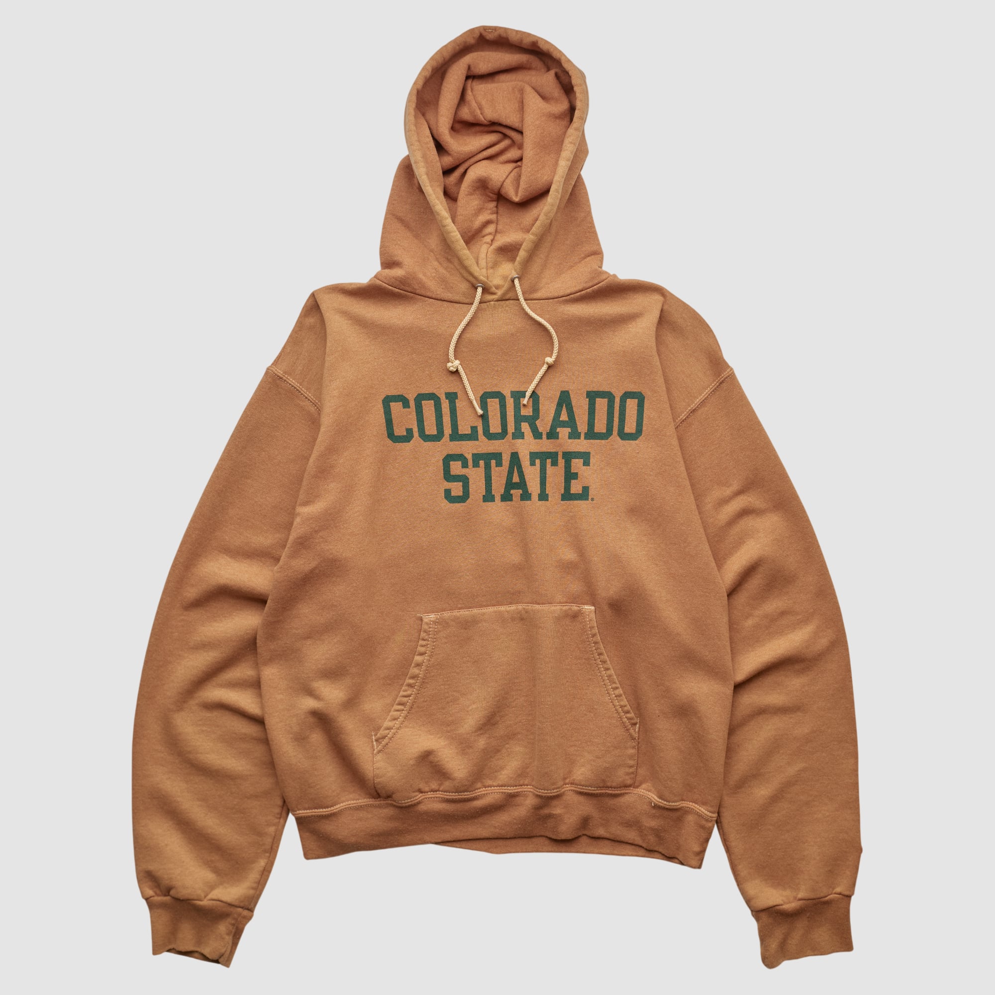 Colorado State Rams Champion 2000s Hooded Pullover Sweatshirt - Clay - M