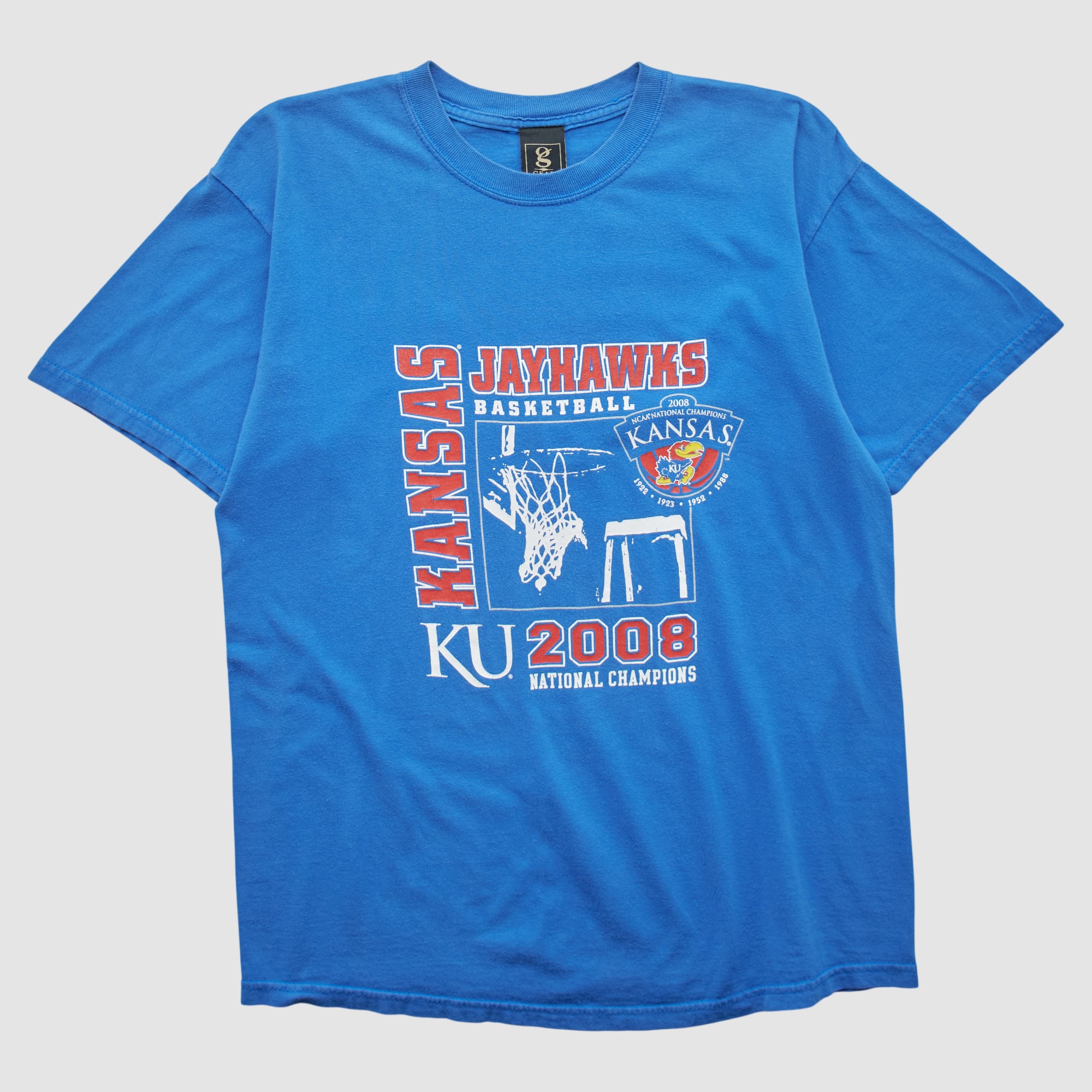 Kansas Jayhawks Gear For Sports 2008 T-shirt - Blue - S