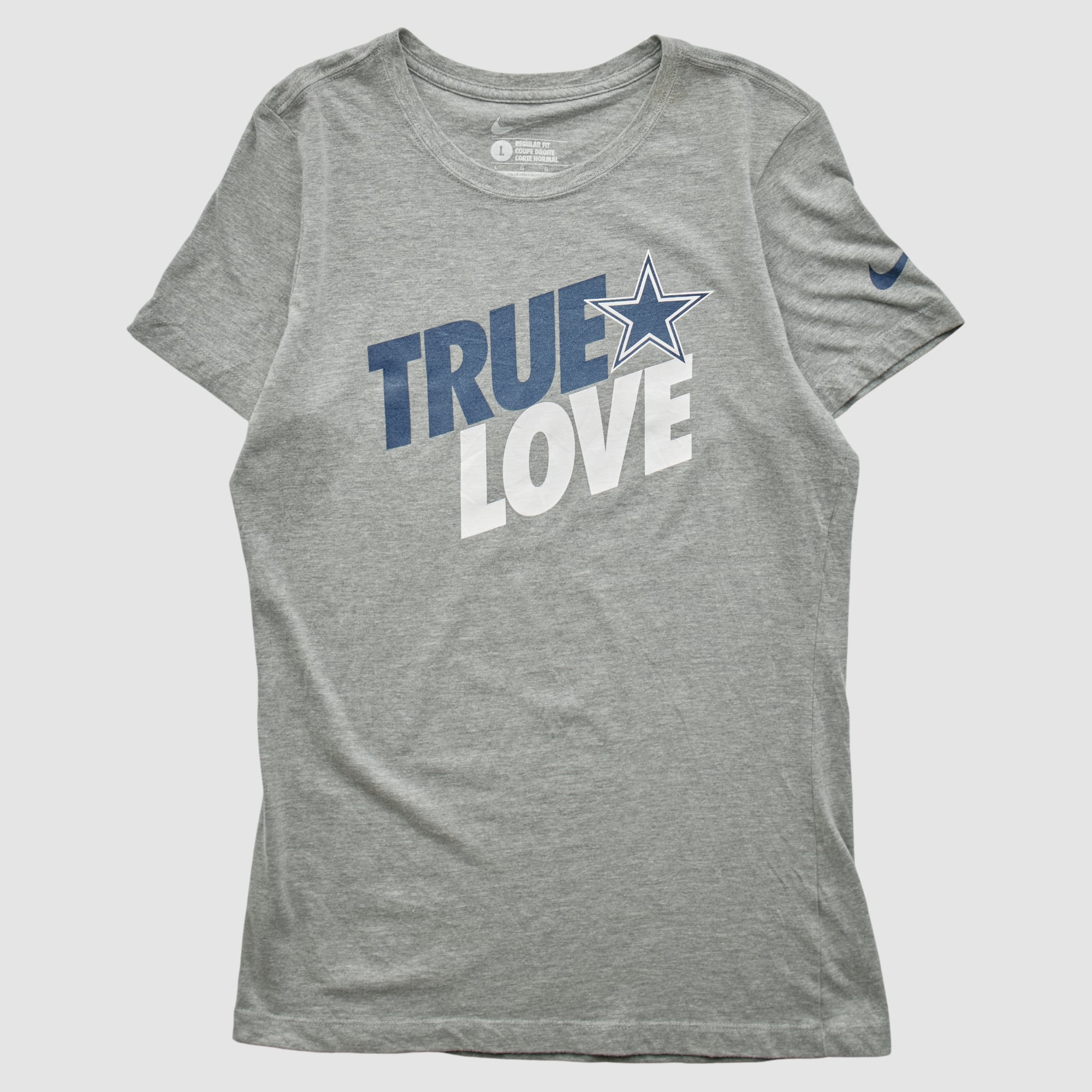 Dallas Cowboys Nike 2010s T-shirt - Heather Gray - L