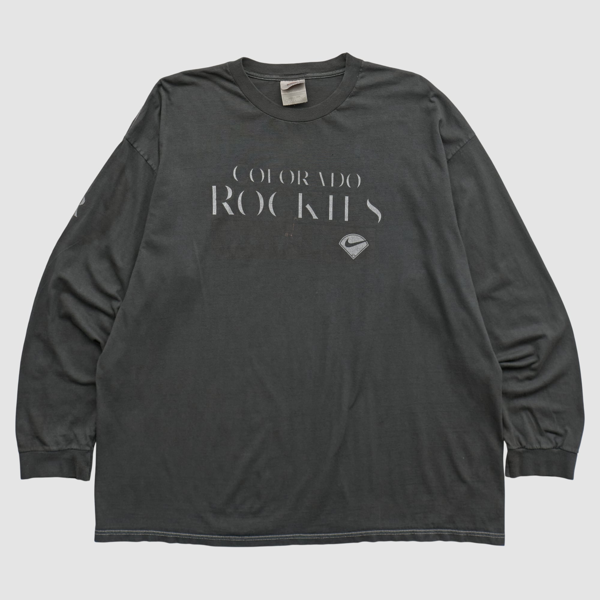 Colorado Rockies Nike 2000s Long Sleeve T-shirt - Black - 2XL