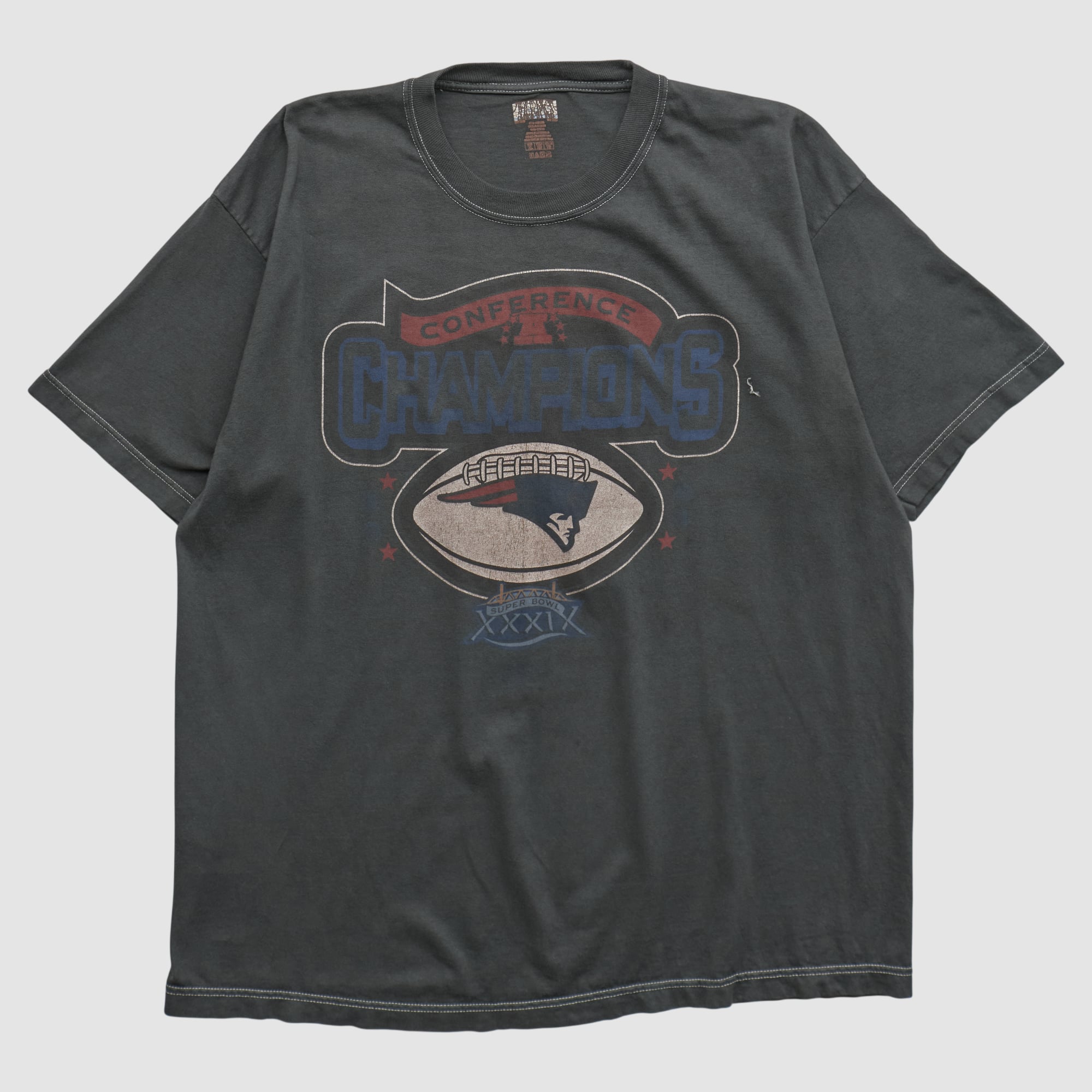 Super Bowl XXXIX 2005 T-shirt - Charcoal - 2XL