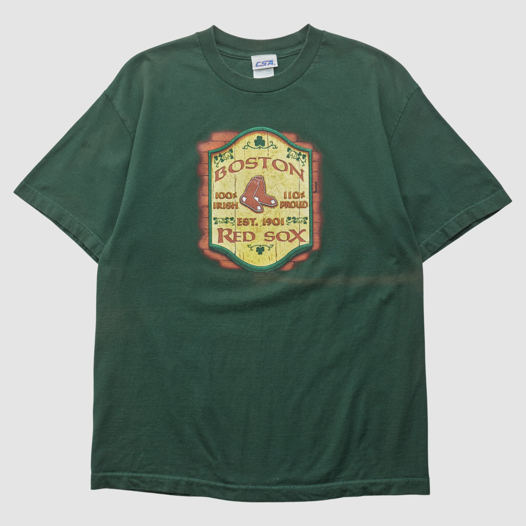 Boston Red Sox CSA 2000s T-shirt - Green - S