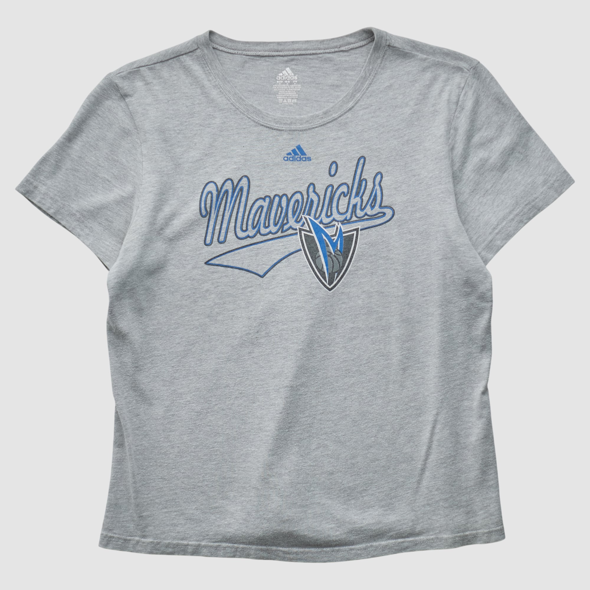 Dallas Mavericks Adidas 2010s T-shirt - Gray - M