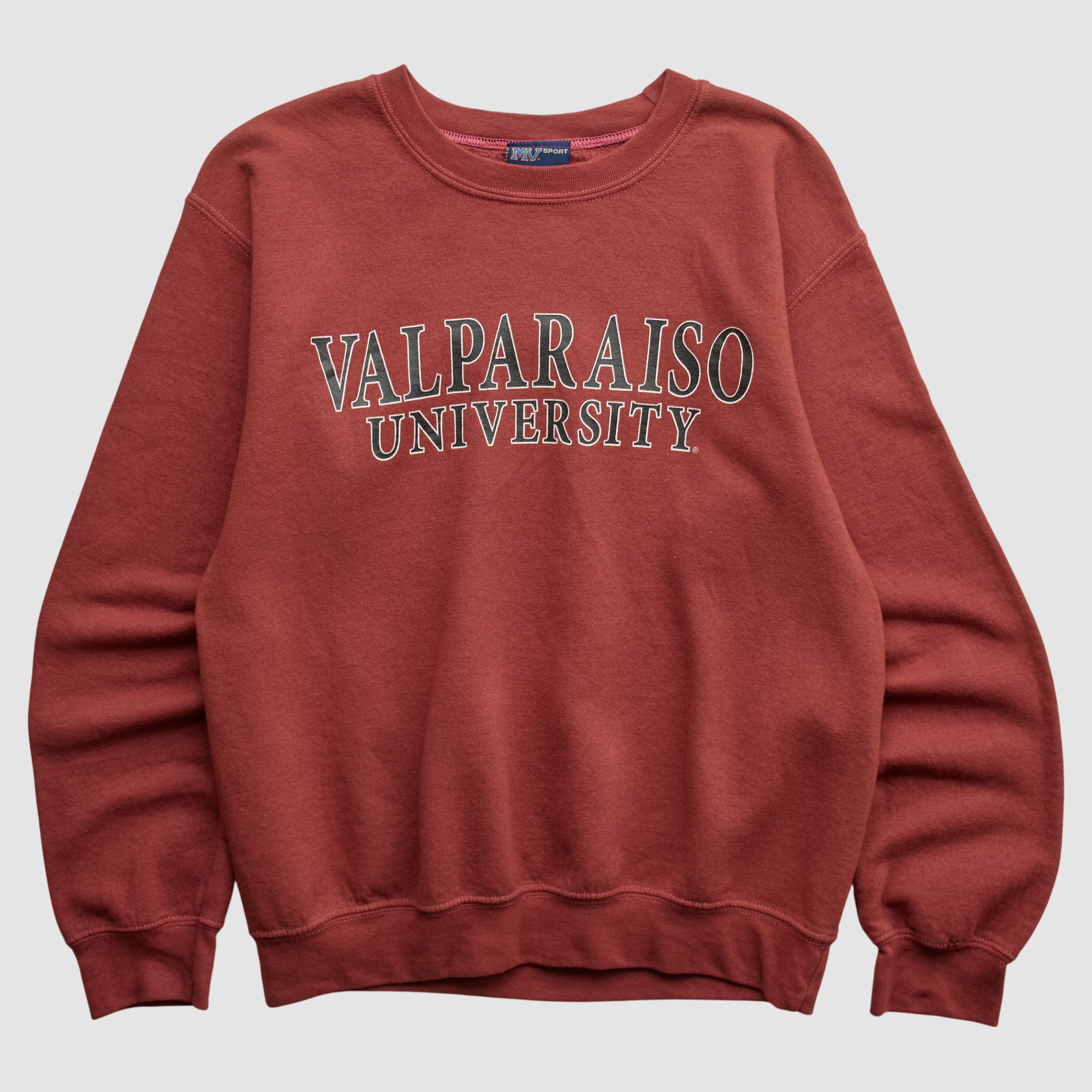 Valparaiso University MV Sport 2000s Pullover Sweatshirt - Maroon - S