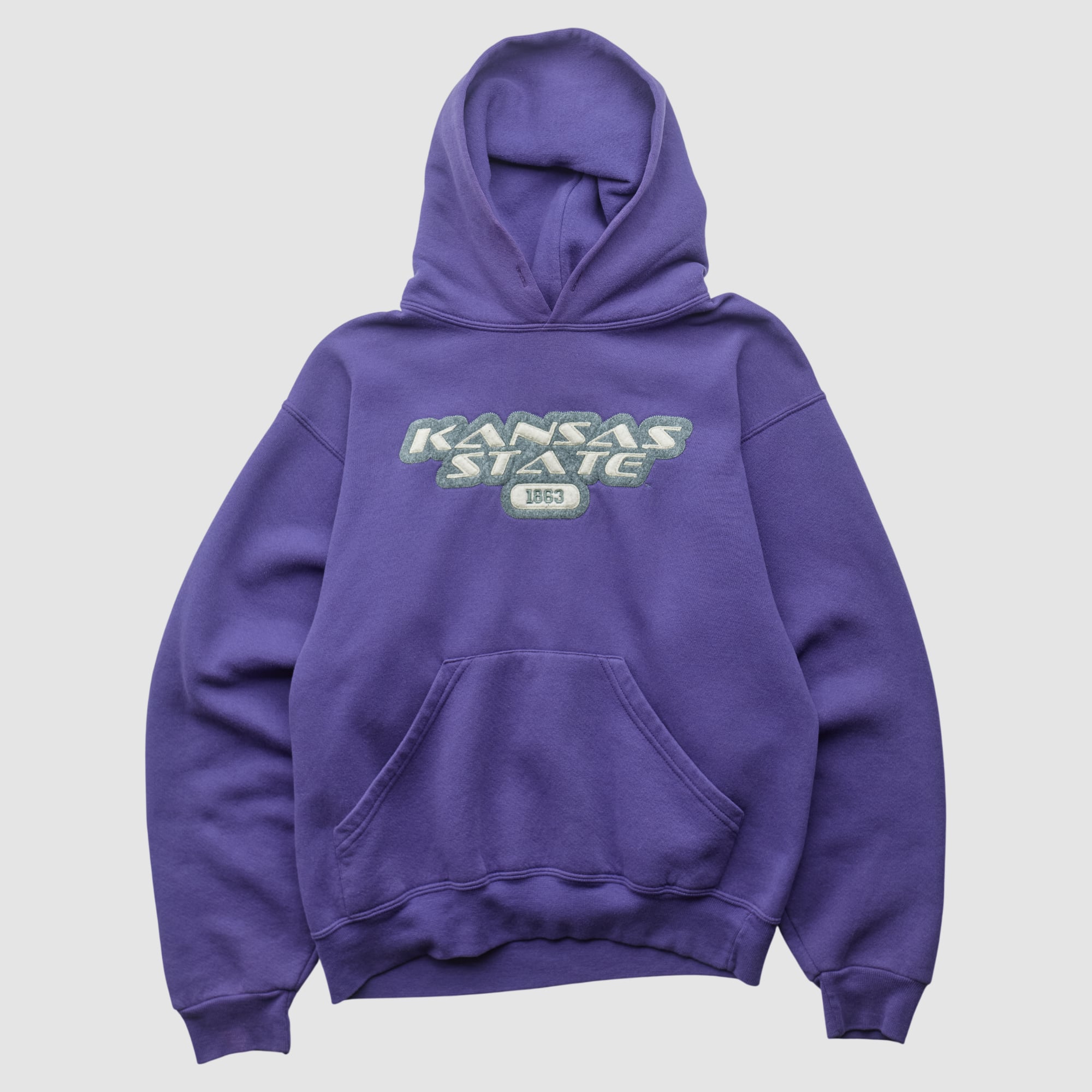 Kansas State Wildcats N Zone 2000s Hooded Pullover Sweatshirt - Purple - XS