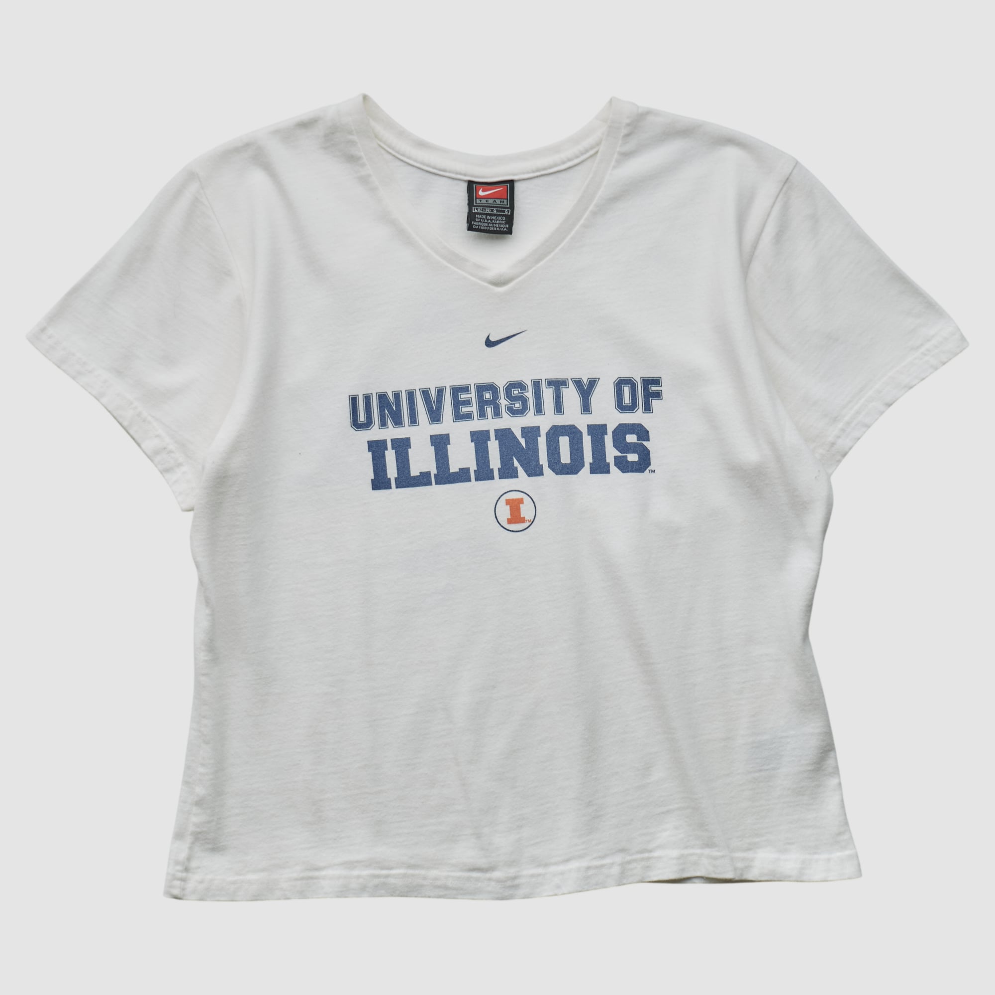 Illinois Fighting Illini Nike 2000s T-shirt - White - M