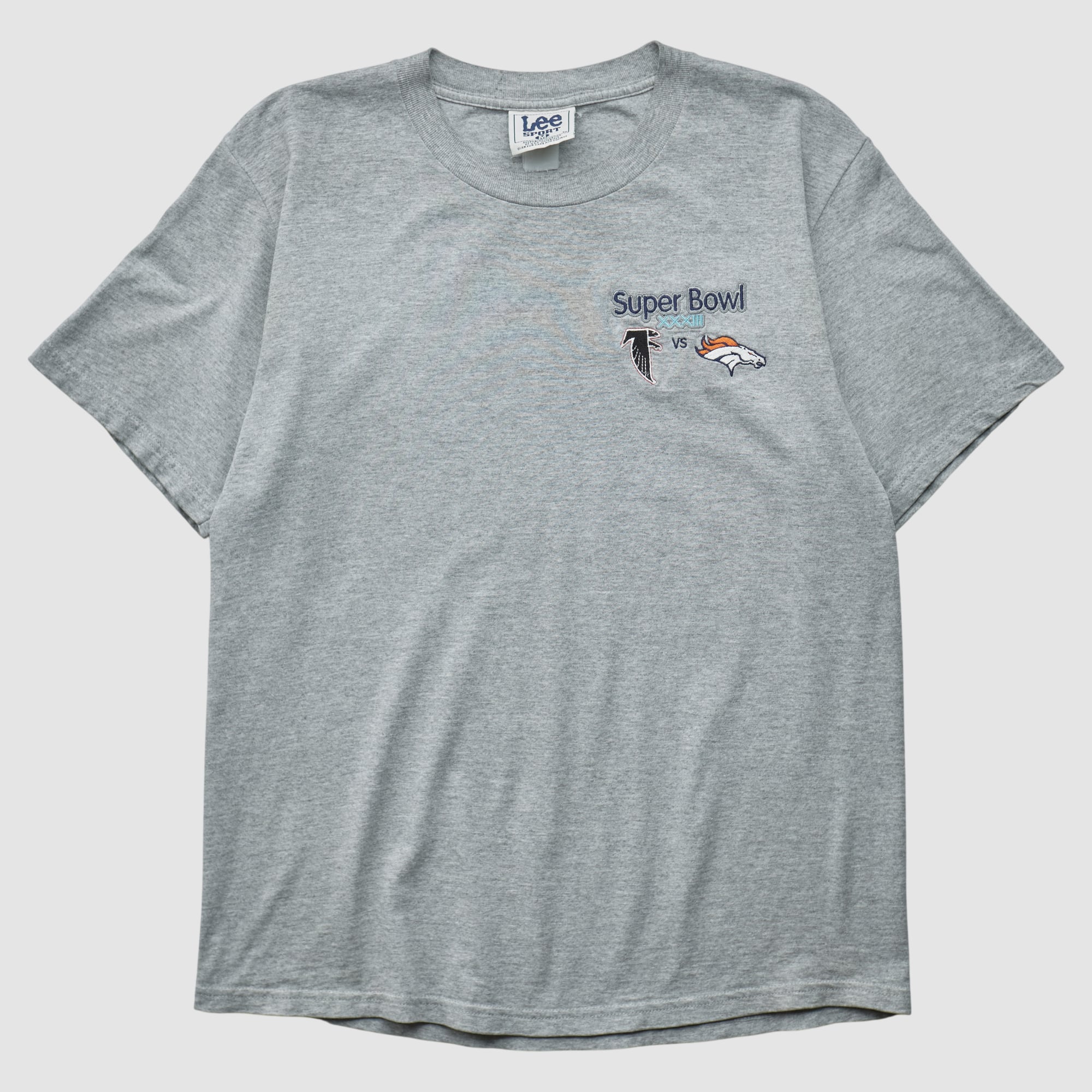 Denver Broncos Lee Apparel 1999 T-shirt - Heather Gray - S