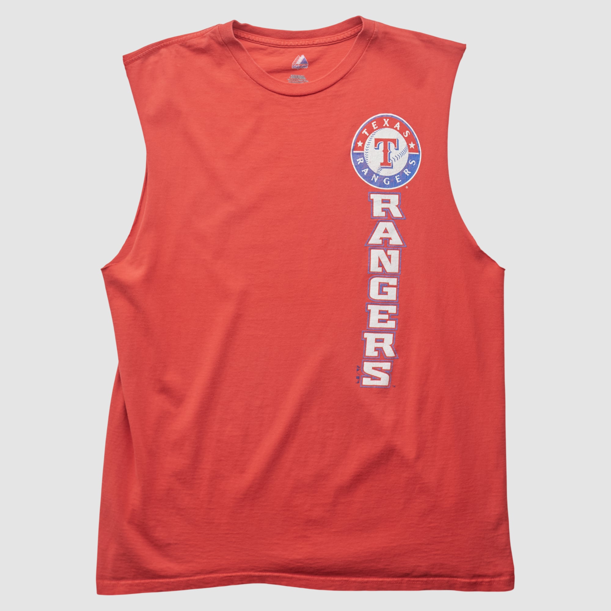 Texas Rangers Majestic 2010s Tank - Red - M