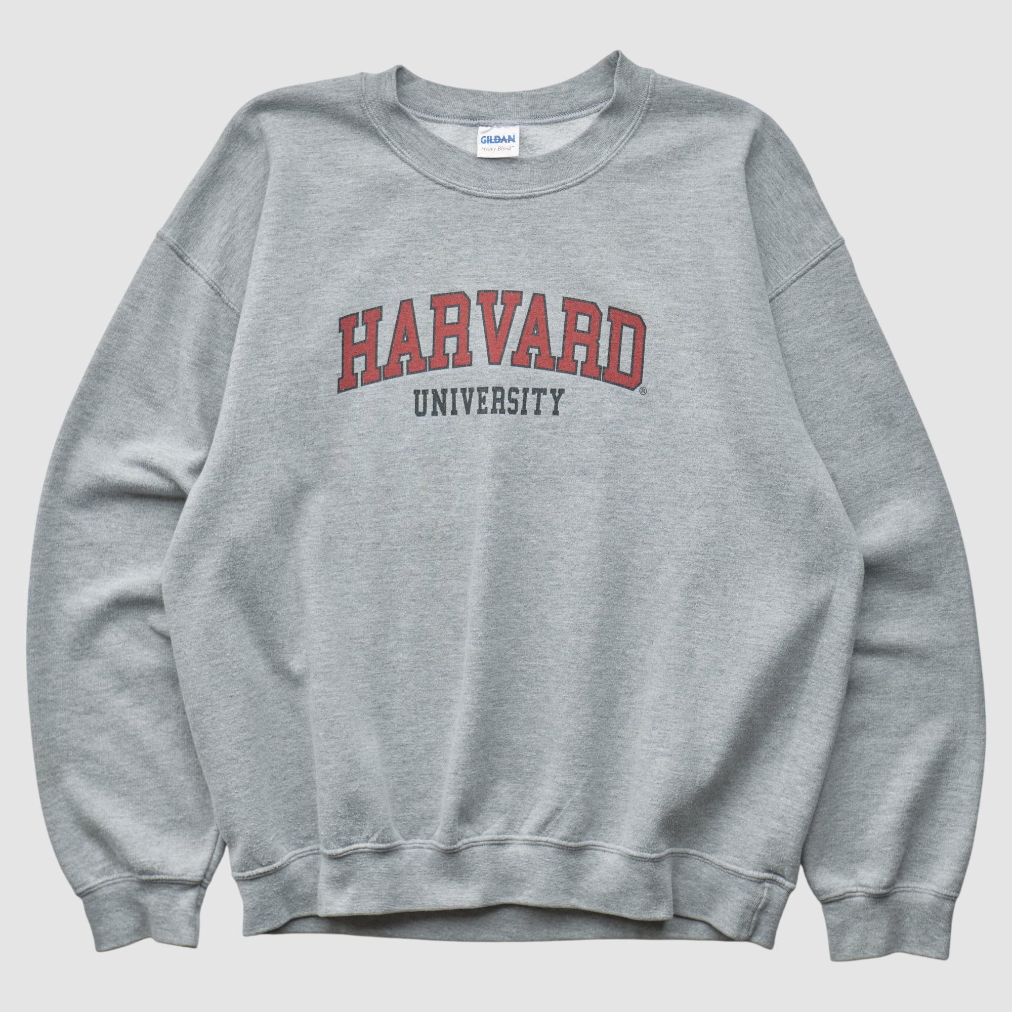 Harvard Crimson Gildan 2010s Pullover Sweatshirt - Heather Gray - M