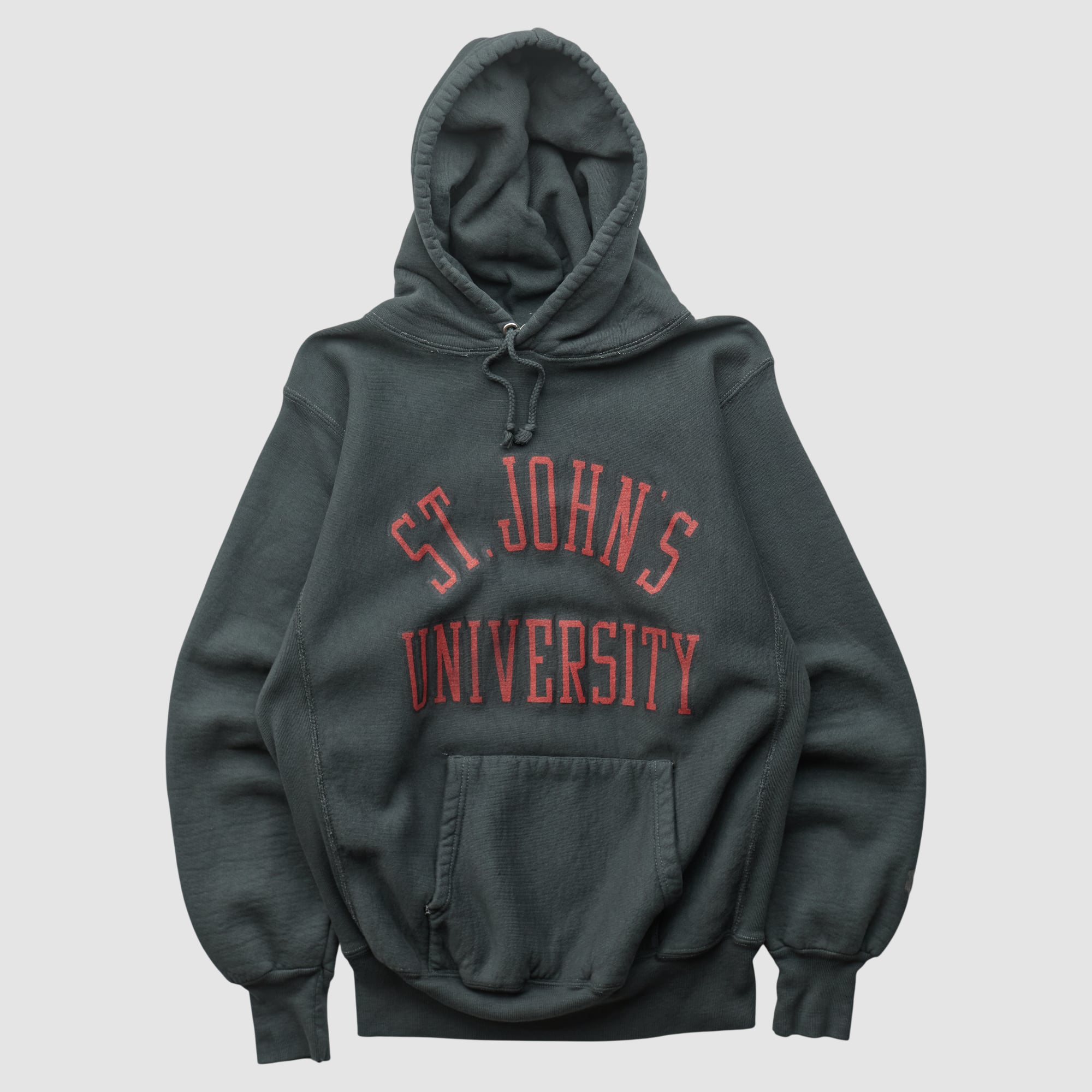 St. John's Red Storm MV Sport 2000s Hooded Pullover Sweatshirt - Charcoal - S