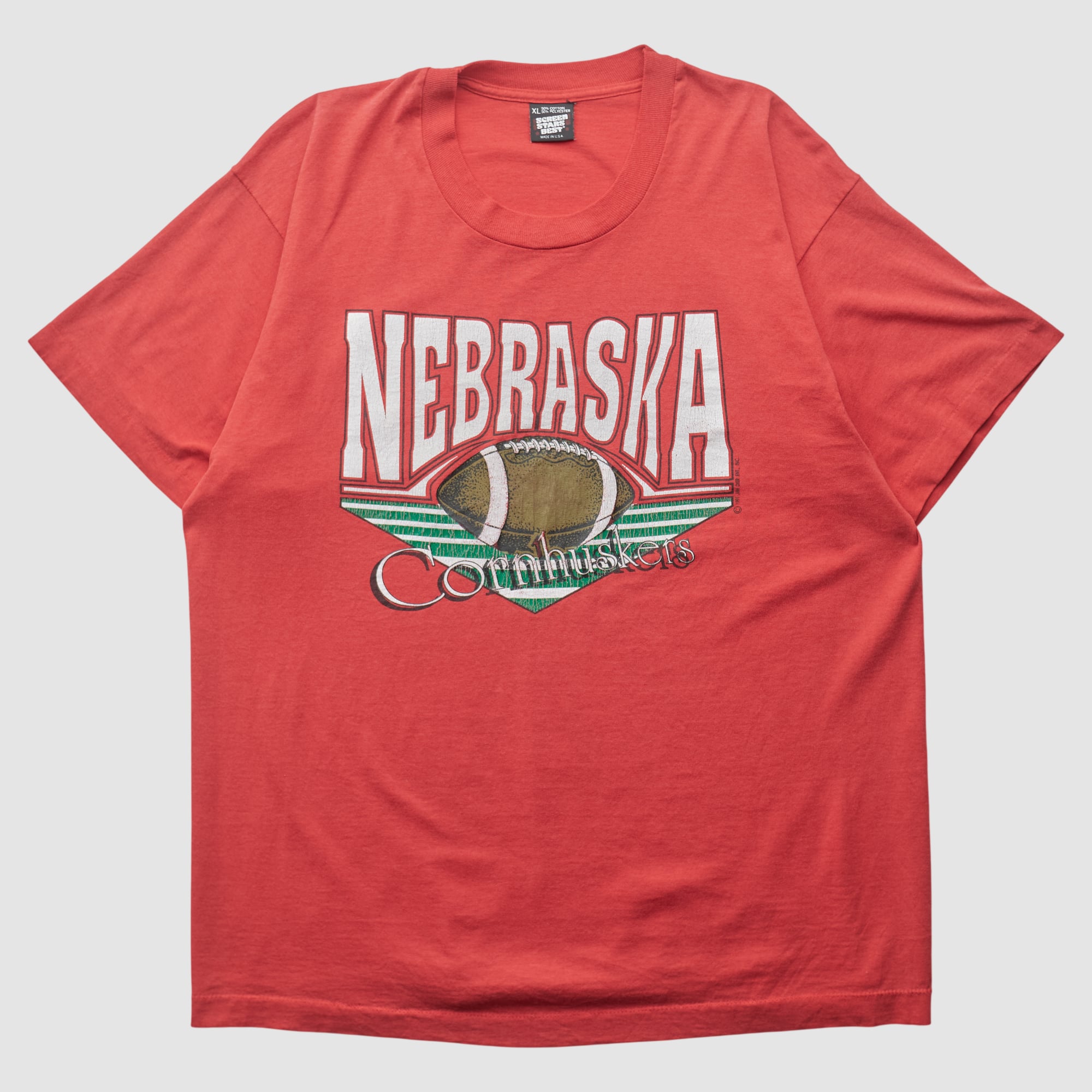 Nebraska Huskers Screen Stars Best 90s T-shirt - Red - M