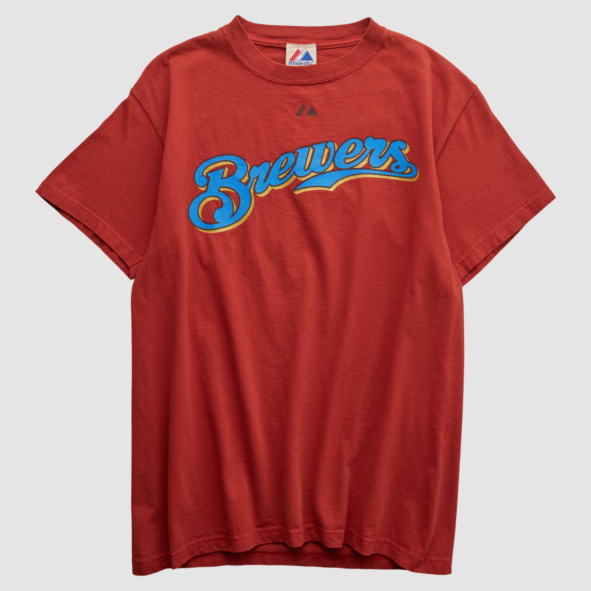 Milwaukee Brewers Majestic 2010s T-shirt - Red - S