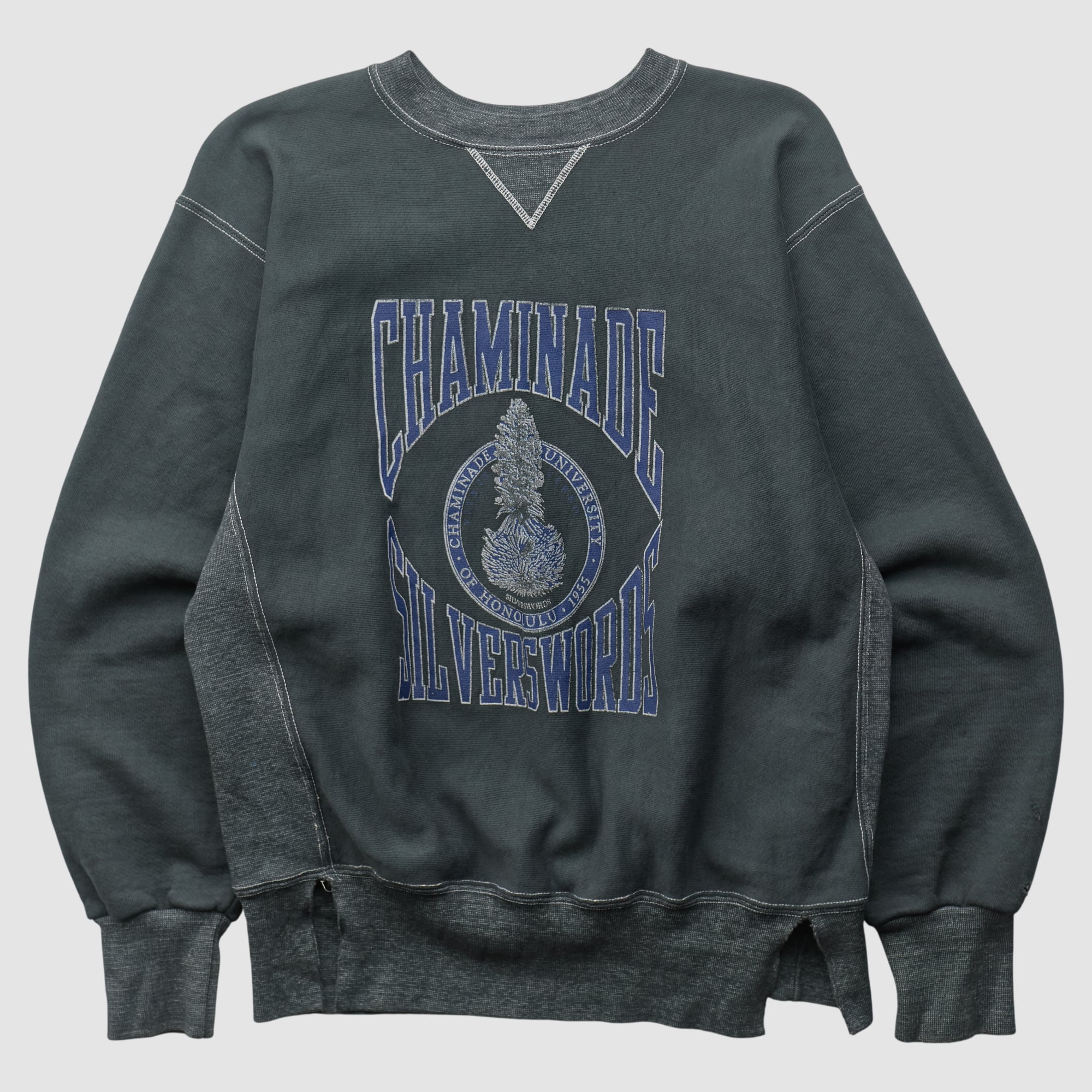 Chaminade University Silverswords Genus 90s Pullover Sweatshirt - Gray - S
