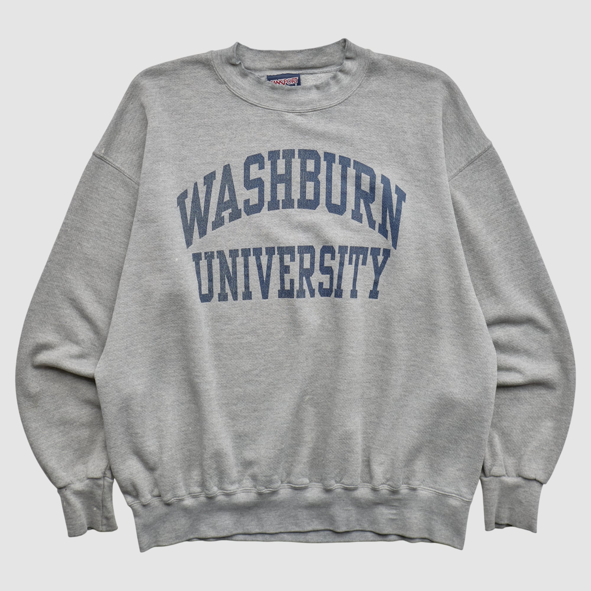 Washburn Ichabods Jansport 2000s Pullover Sweatshirt - Heather Gray - XL
