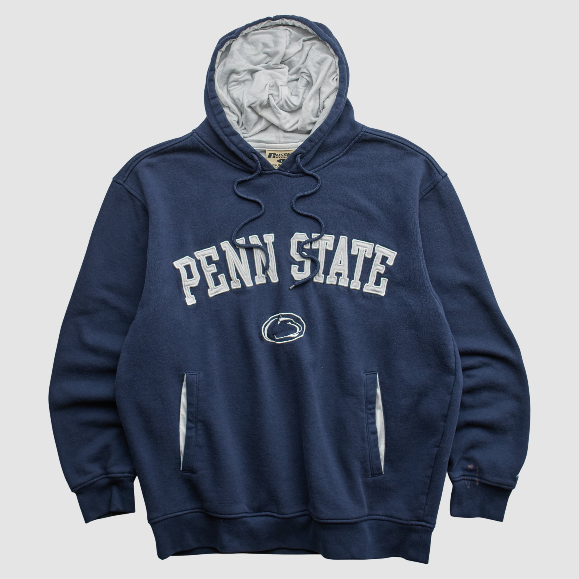 Penn State Nittany Lions Russell 2000s Hooded Pullover Sweatshirt - Navy - M