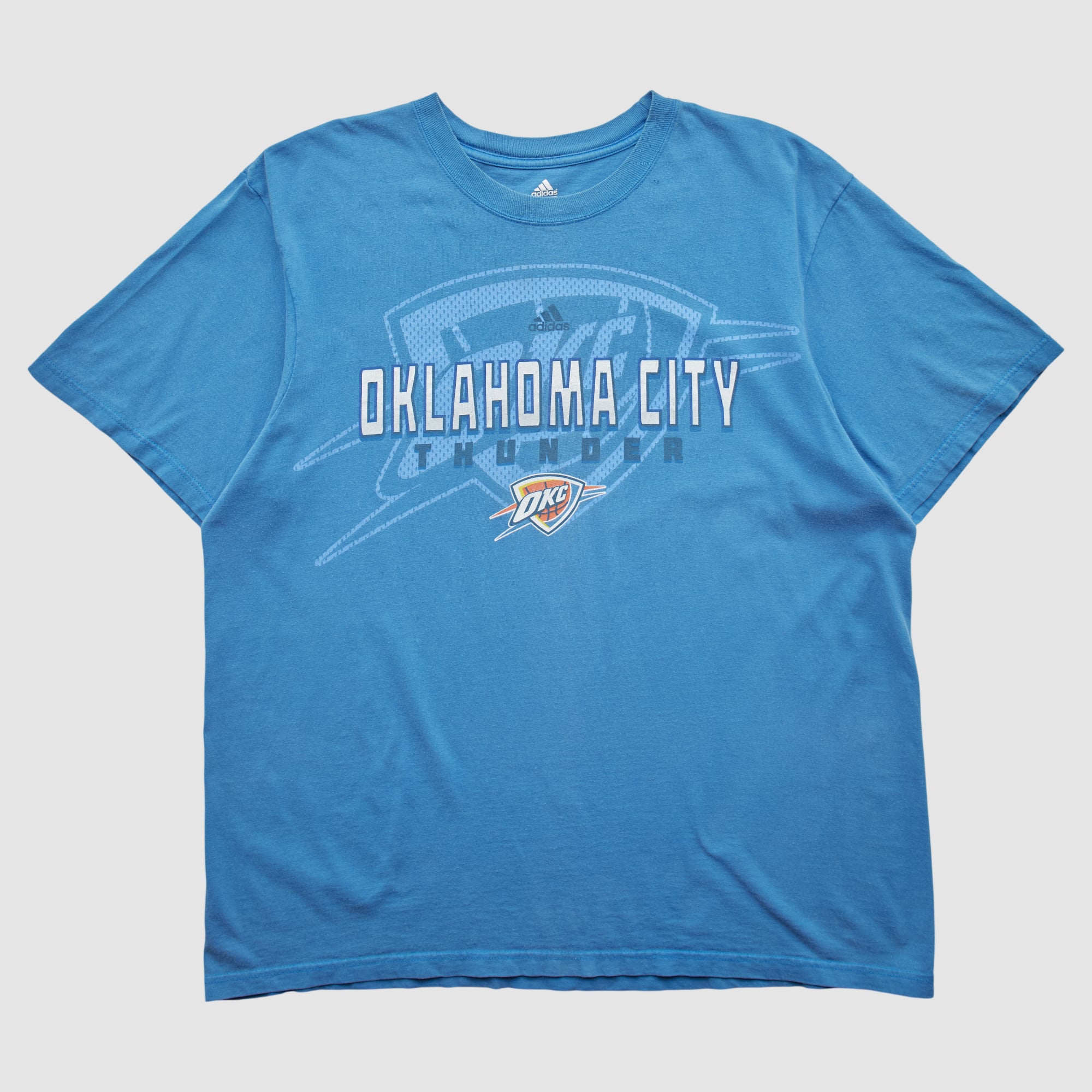 Oklahoma City Thunder Adidas 2010s T-shirt - Blue - XL