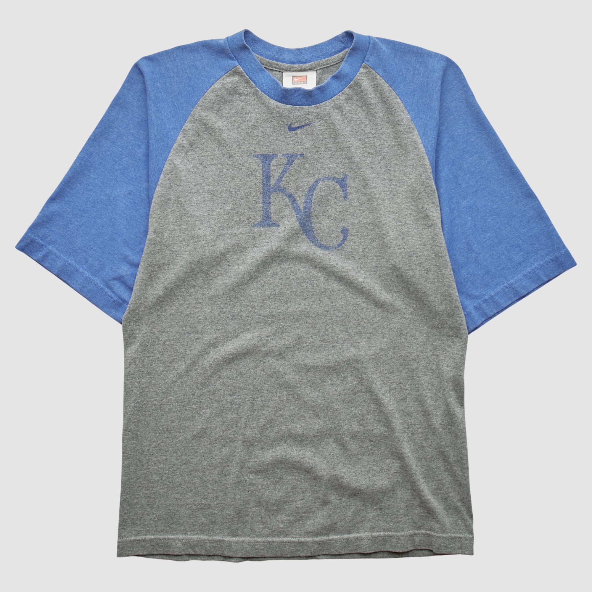 Kansas City Royals Nike 2000s T-shirt - Dark Heather Gray - XS