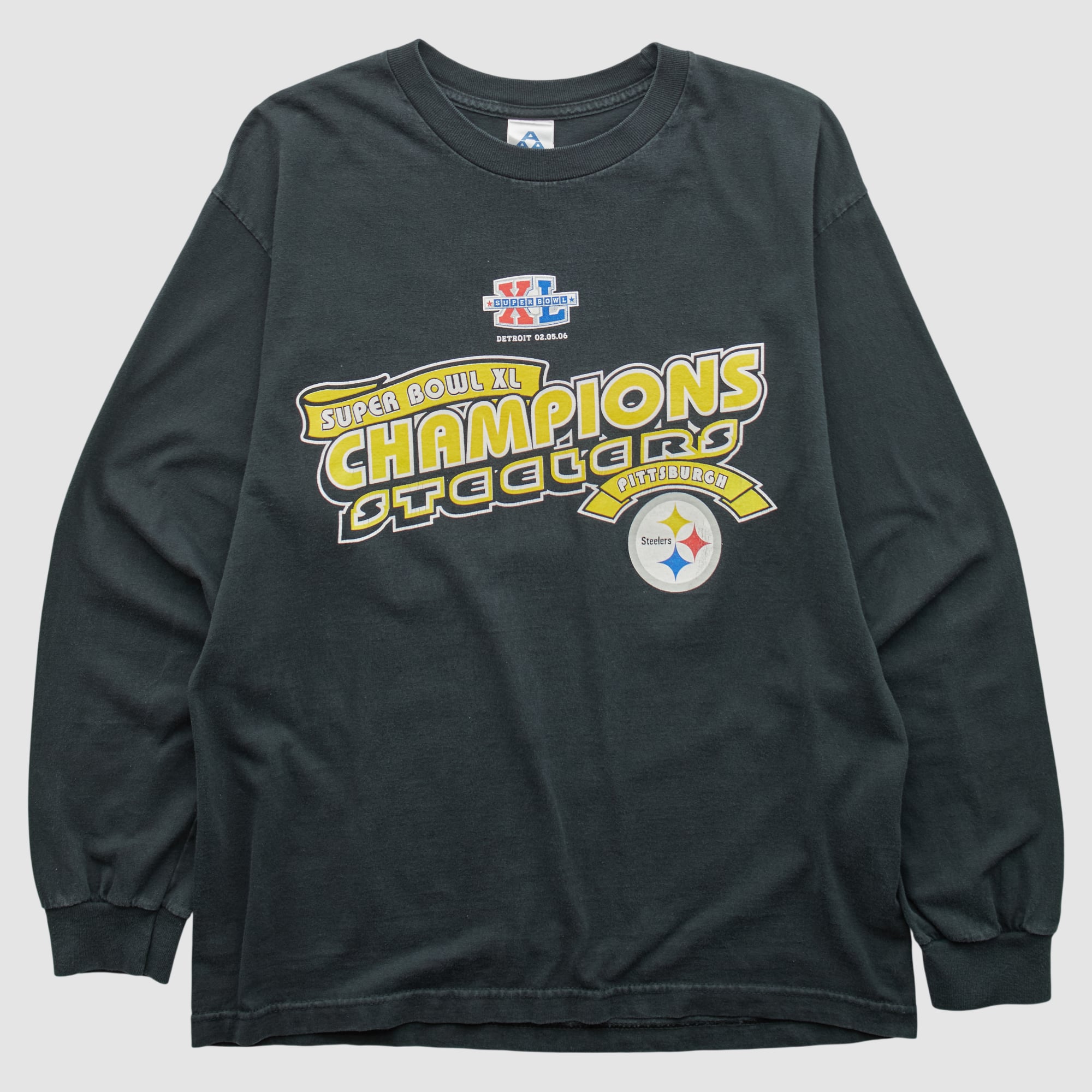 Super Bowl XL Alstyle 2006 Long Sleeve T-shirt - Black - S