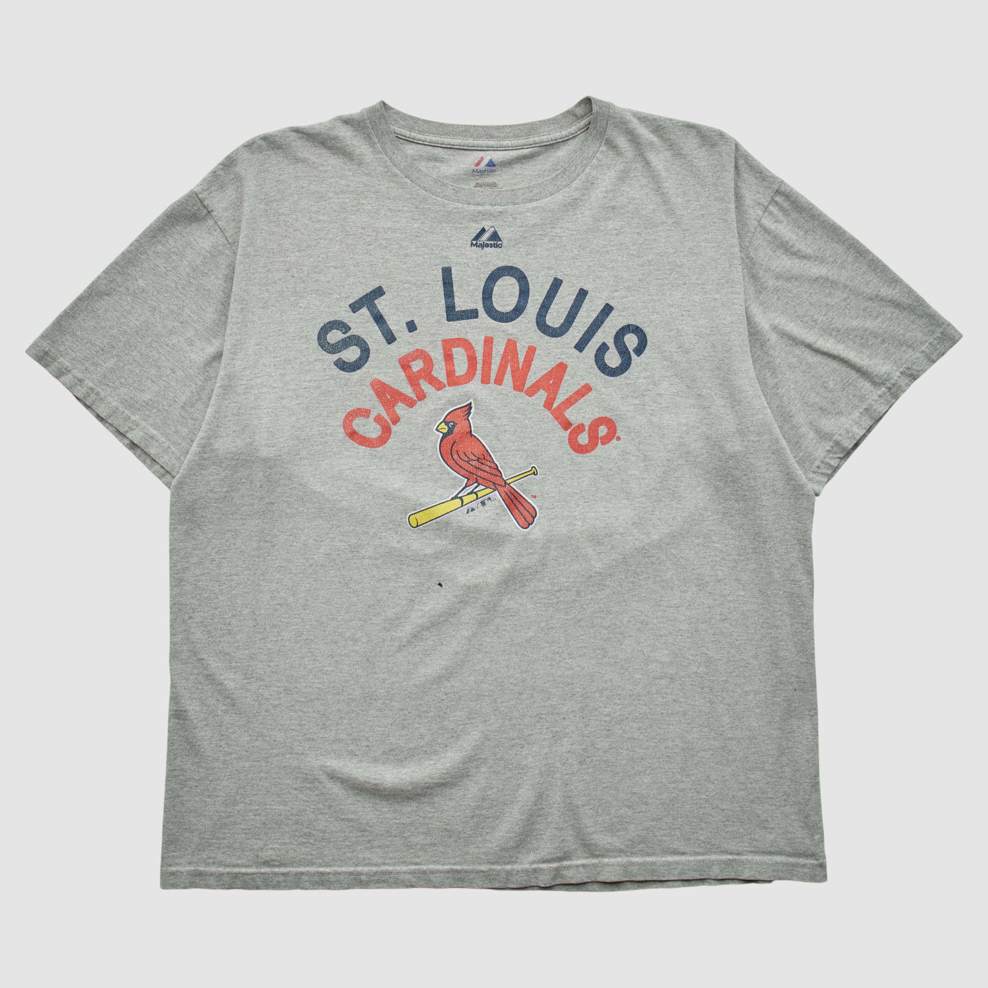 St. Louis Cardinals Majestic 2010s T-shirt - Heather Gray - XL