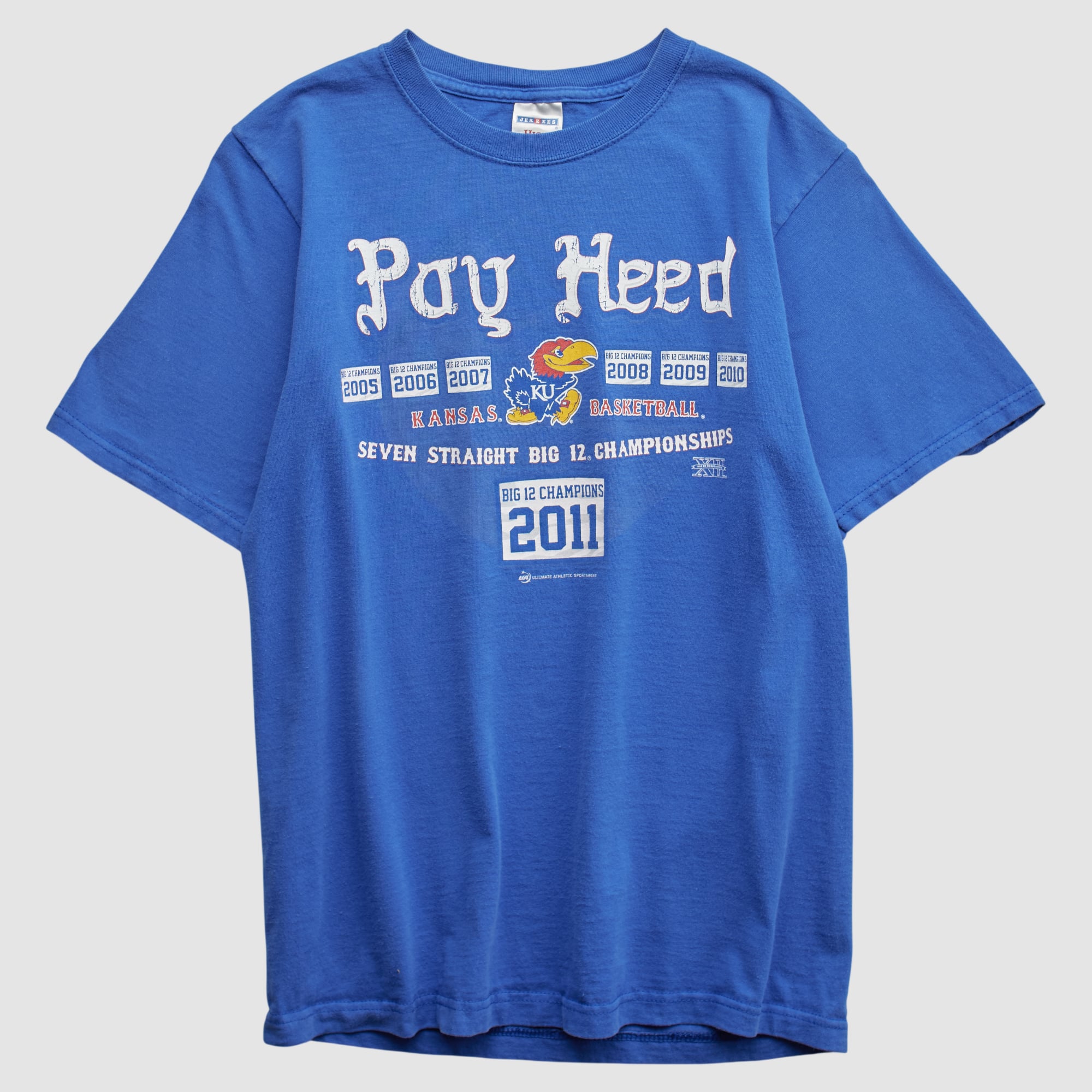 Kansas Jayhawks Jerzeez 2011 T-shirt - Blue - XS