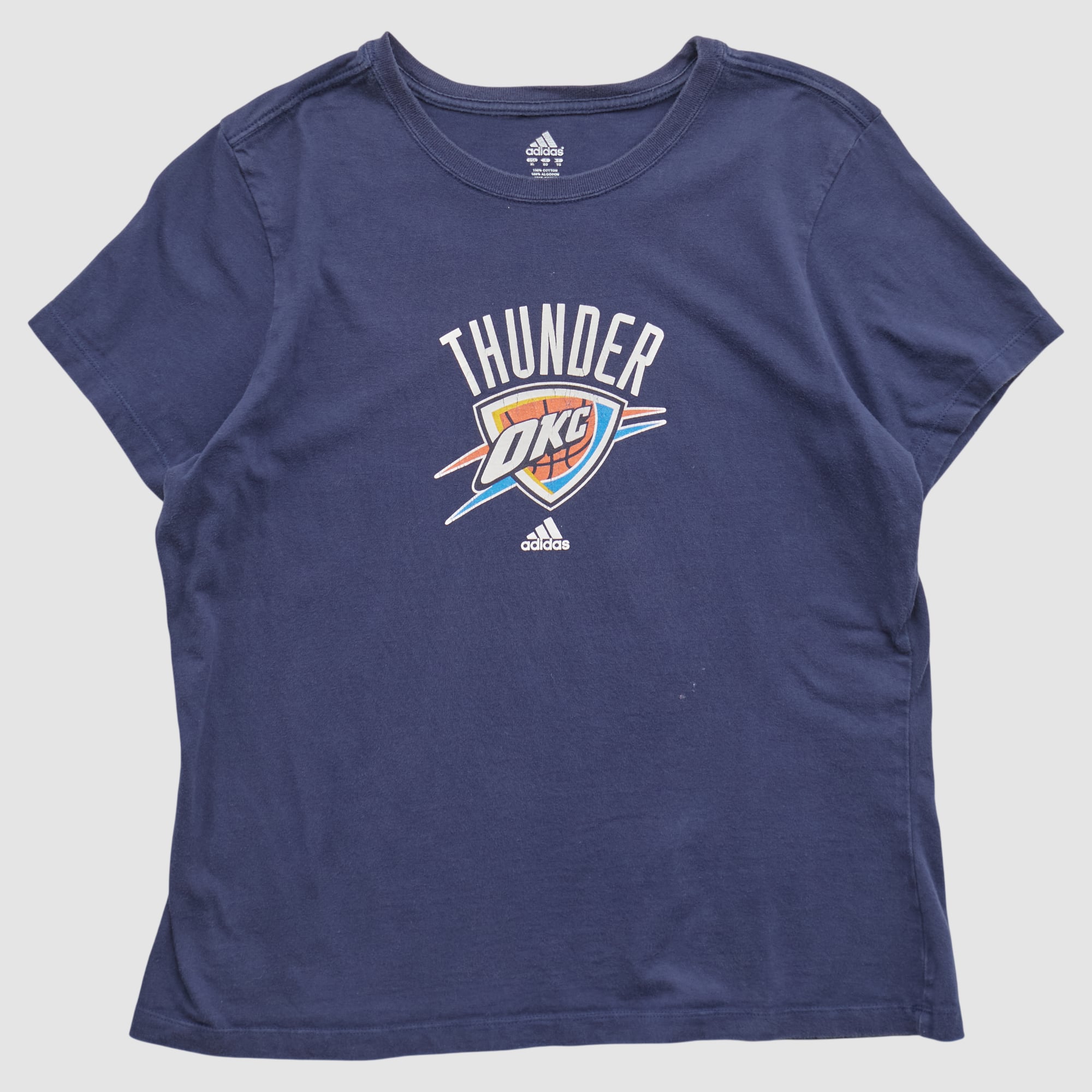 Oklahoma City Thunder Adidas 2000s T-shirt - Navy - L