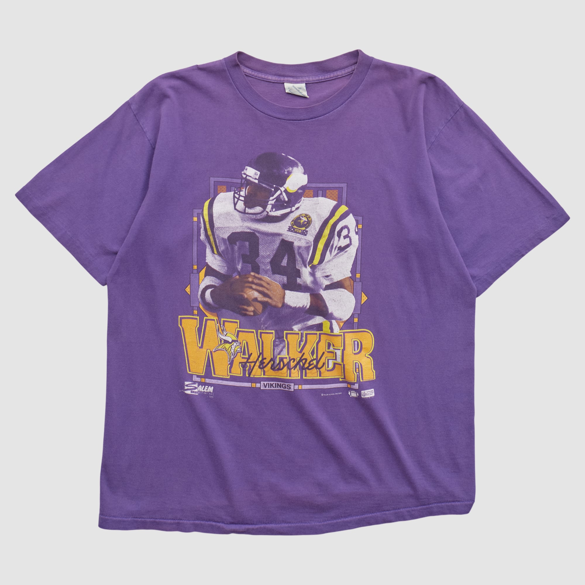 Herschel Walker Salem 90s T-shirt - Purple - M