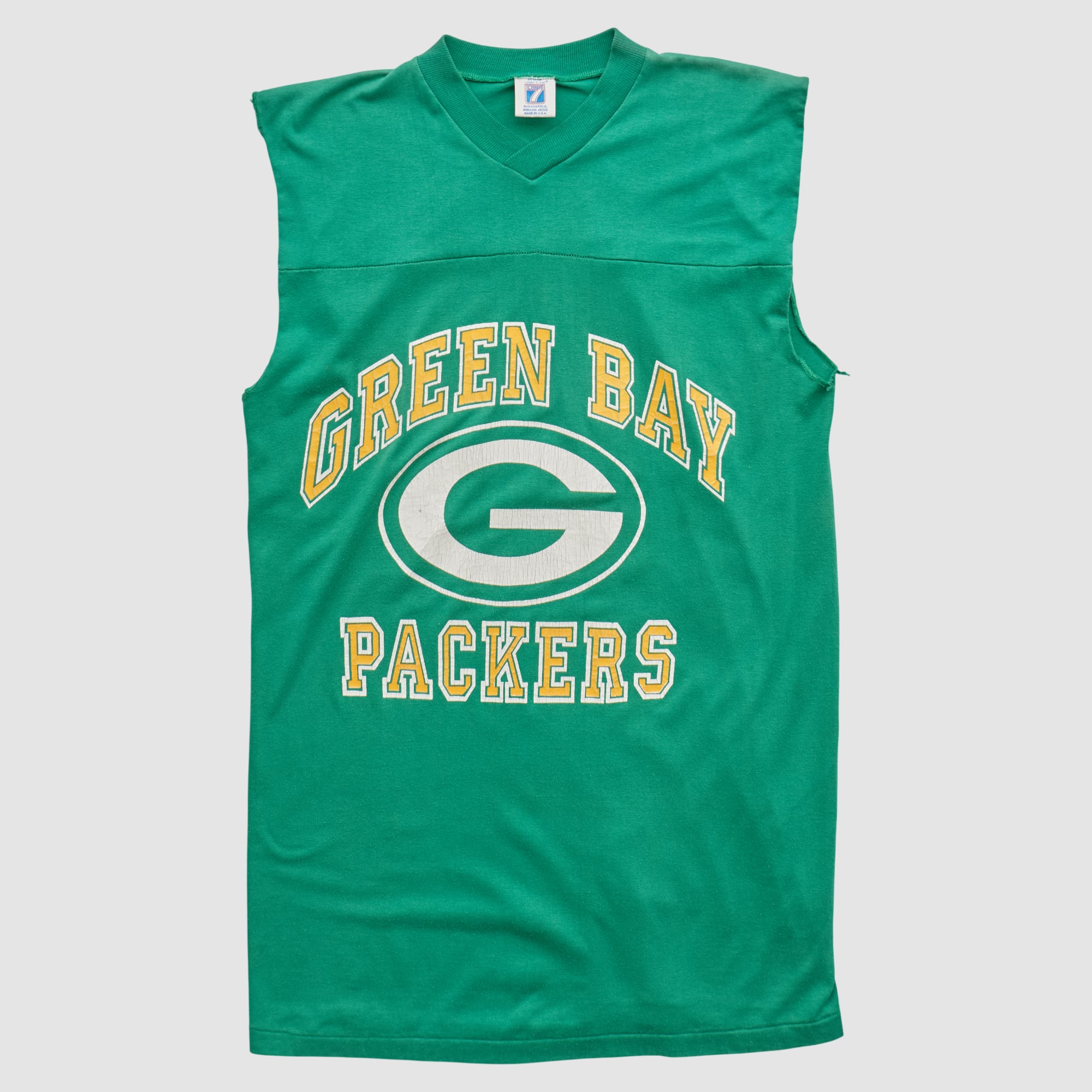 Green Bay Packers Logo 7 90s Tank - Green - XS