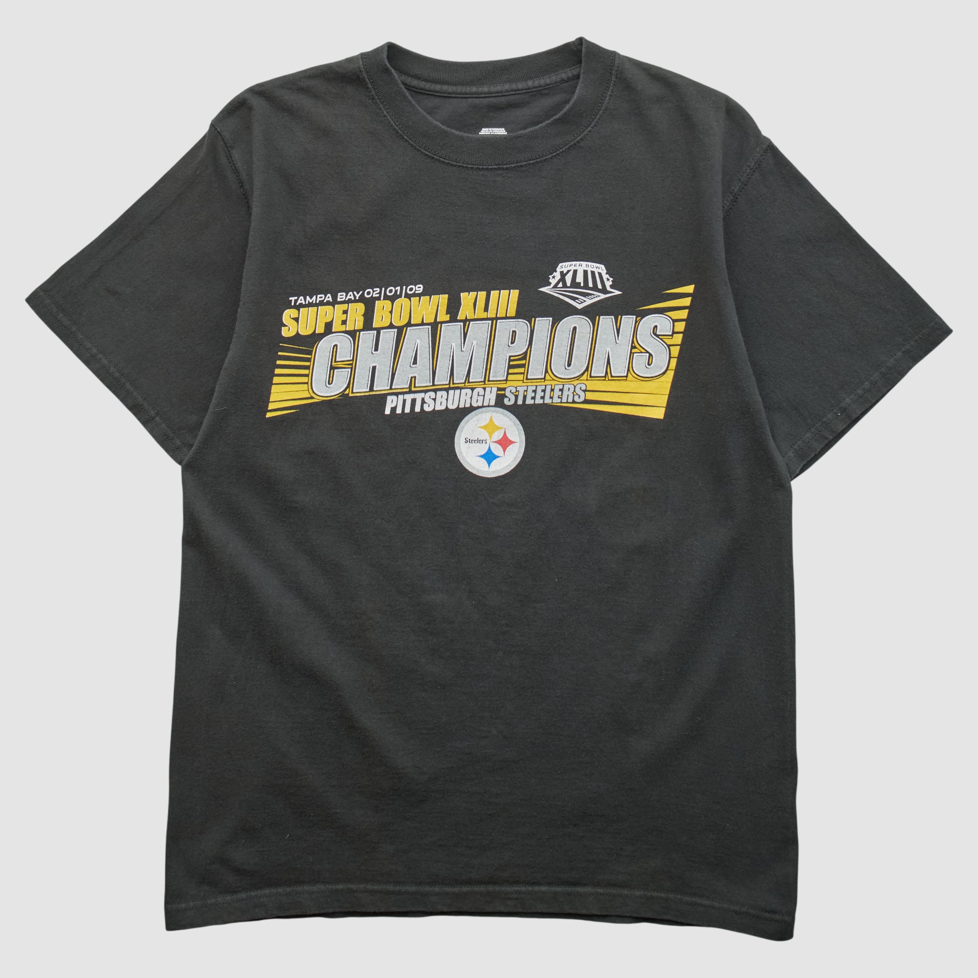 Super Bowl XLIII 2009 T-shirt - Black - S