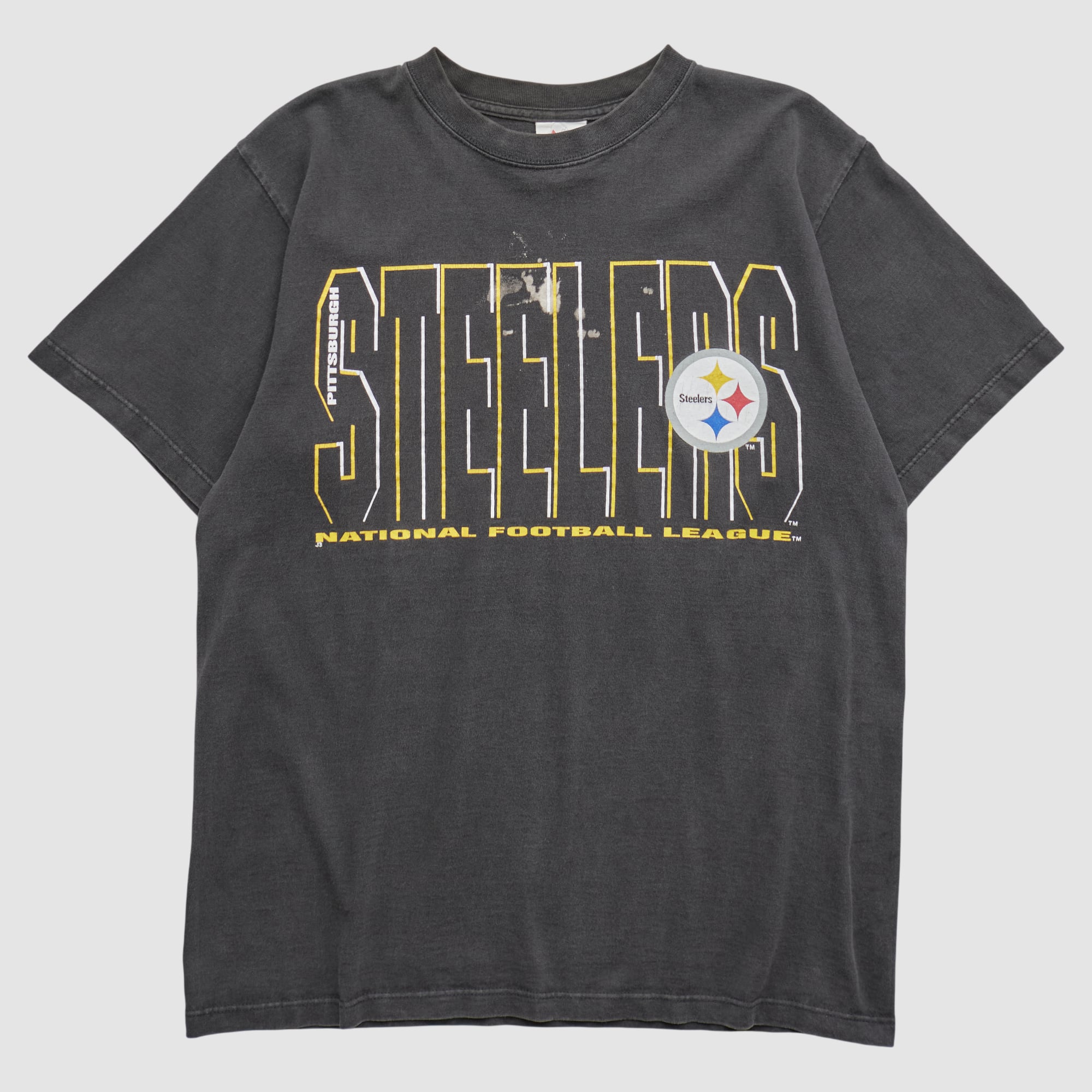 Pittsburgh Steelers Majestic 90s T-shirt - Black - S