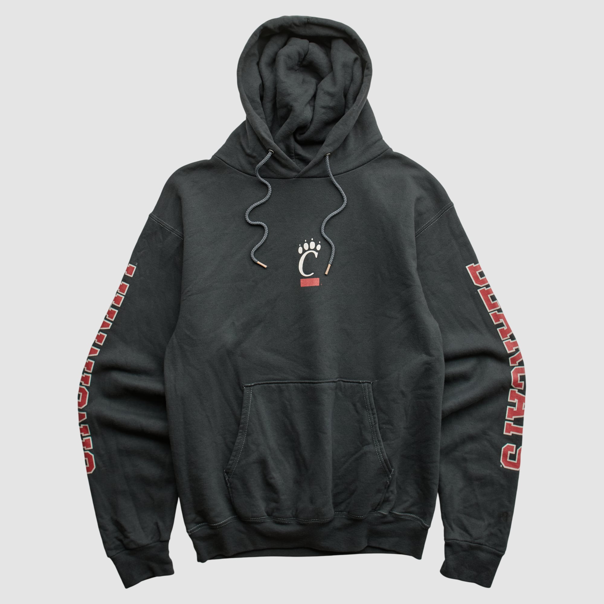 Cincinnati Bearcats Champion 2000s Hooded Pullover Sweatshirt - Black - XS
