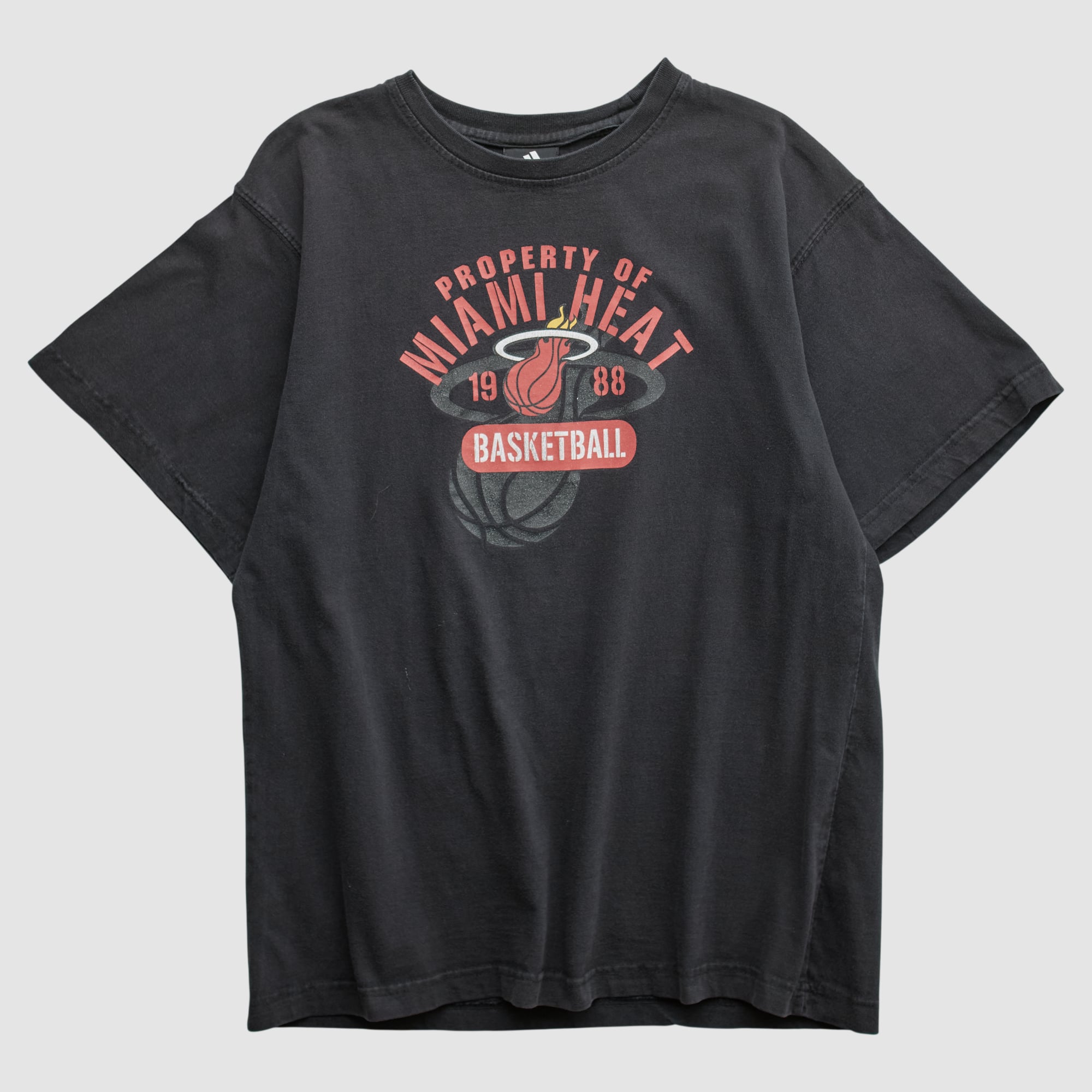 Miami Heat Adidas 2010s T-shirt - Black - S