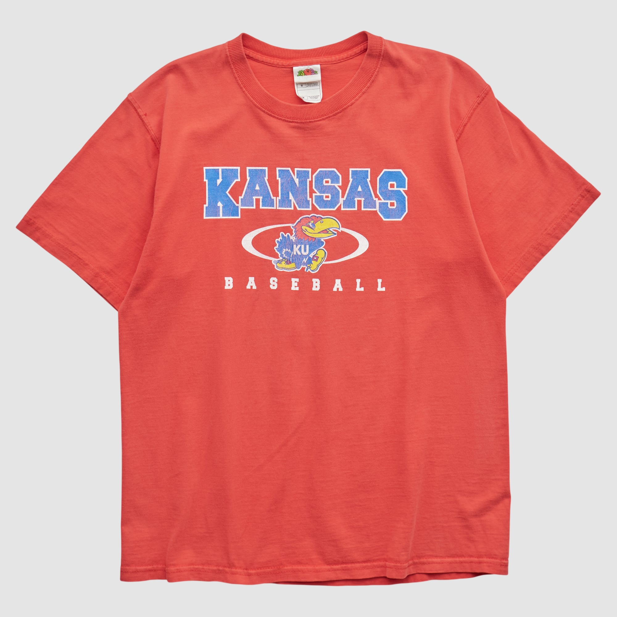 Kansas Jayhawks Fruit of the Loom 2000s T-shirt - Red - S