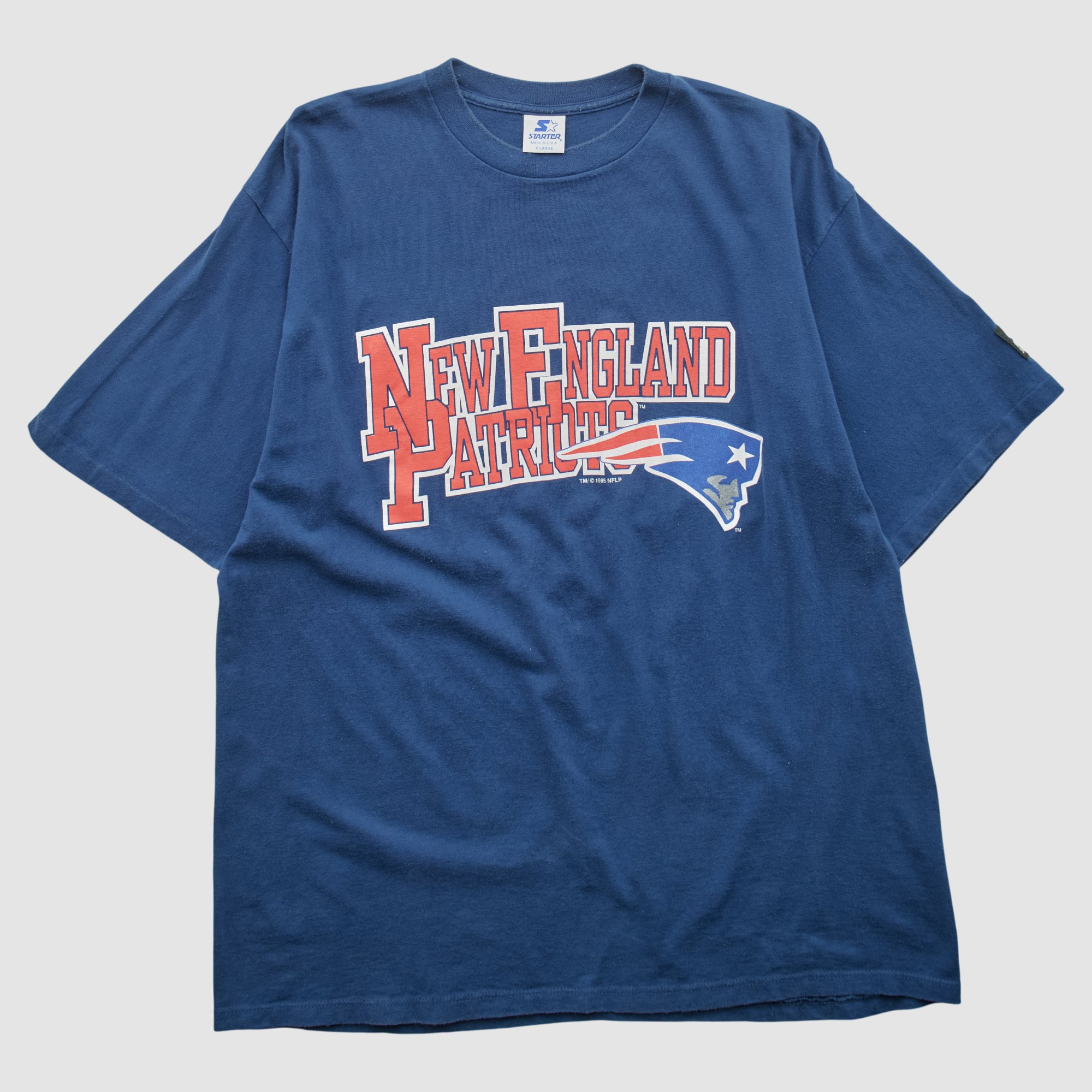 New England Patriots Starter 90s T-shirt - Navy - XL