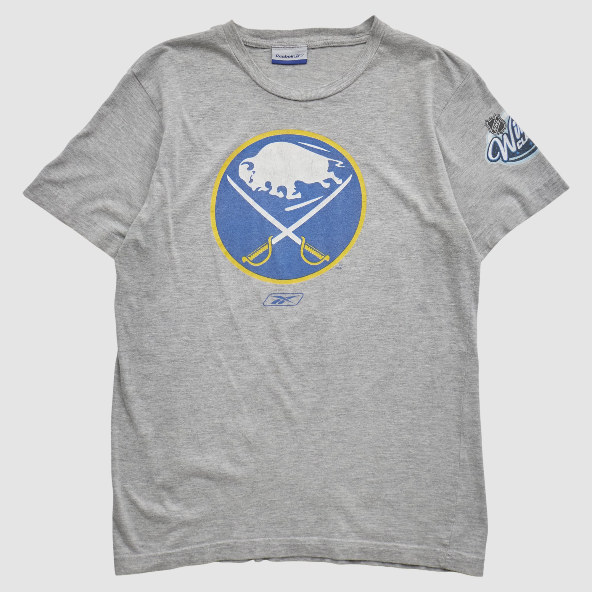 Buffalo Sabres Reebok 2000s T-shirt - Heather Gray - XS