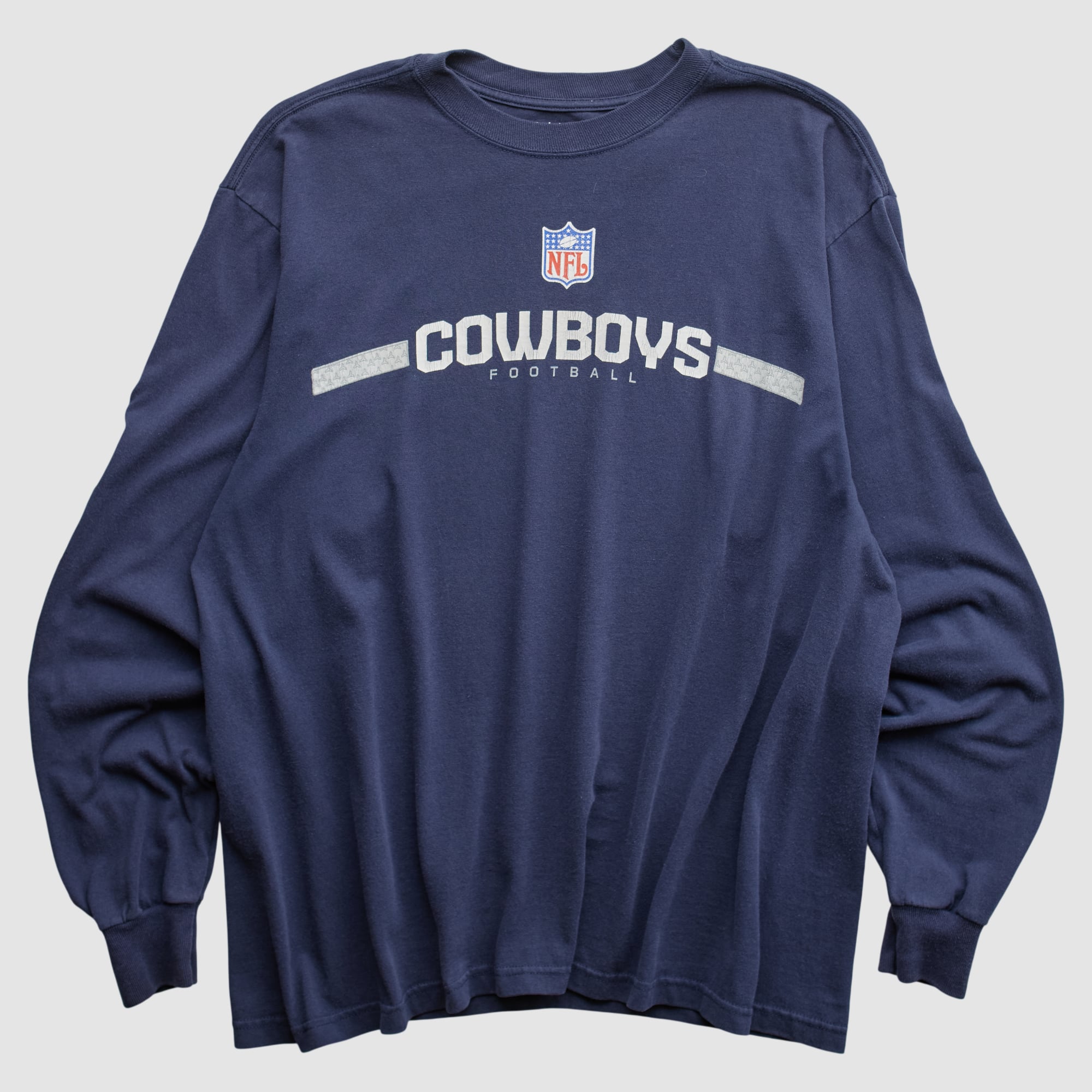 Dallas Cowboys Reebok 2000s Long Sleeve T-shirt - Navy - XL