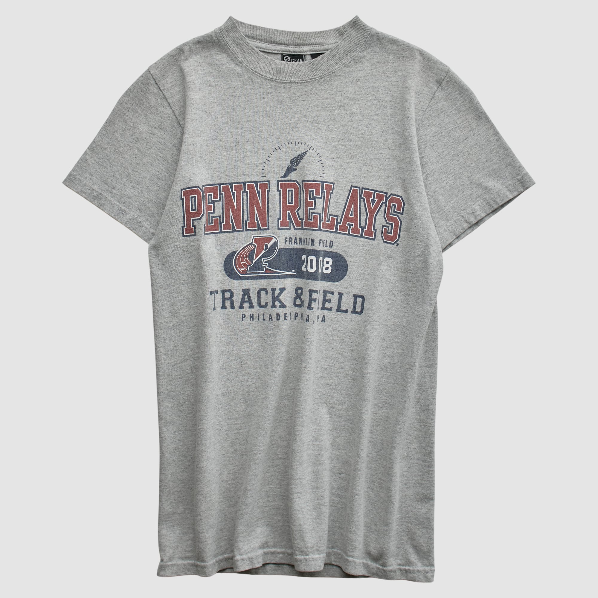 Pennsylvania Quakers Gear For Sports 2008 T-shirt - Heather Gray - XS